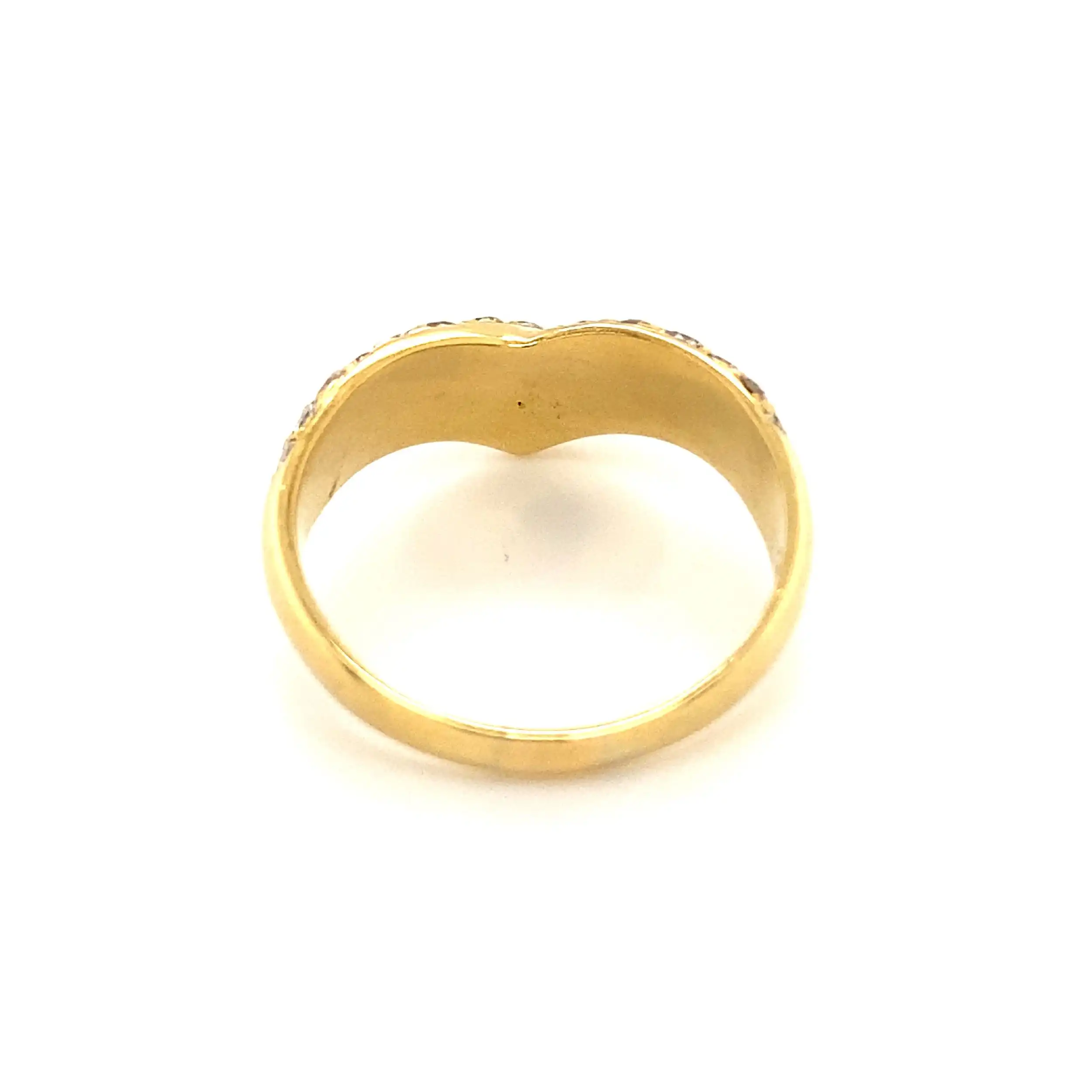 Ring Gelbgold mit Brillanten