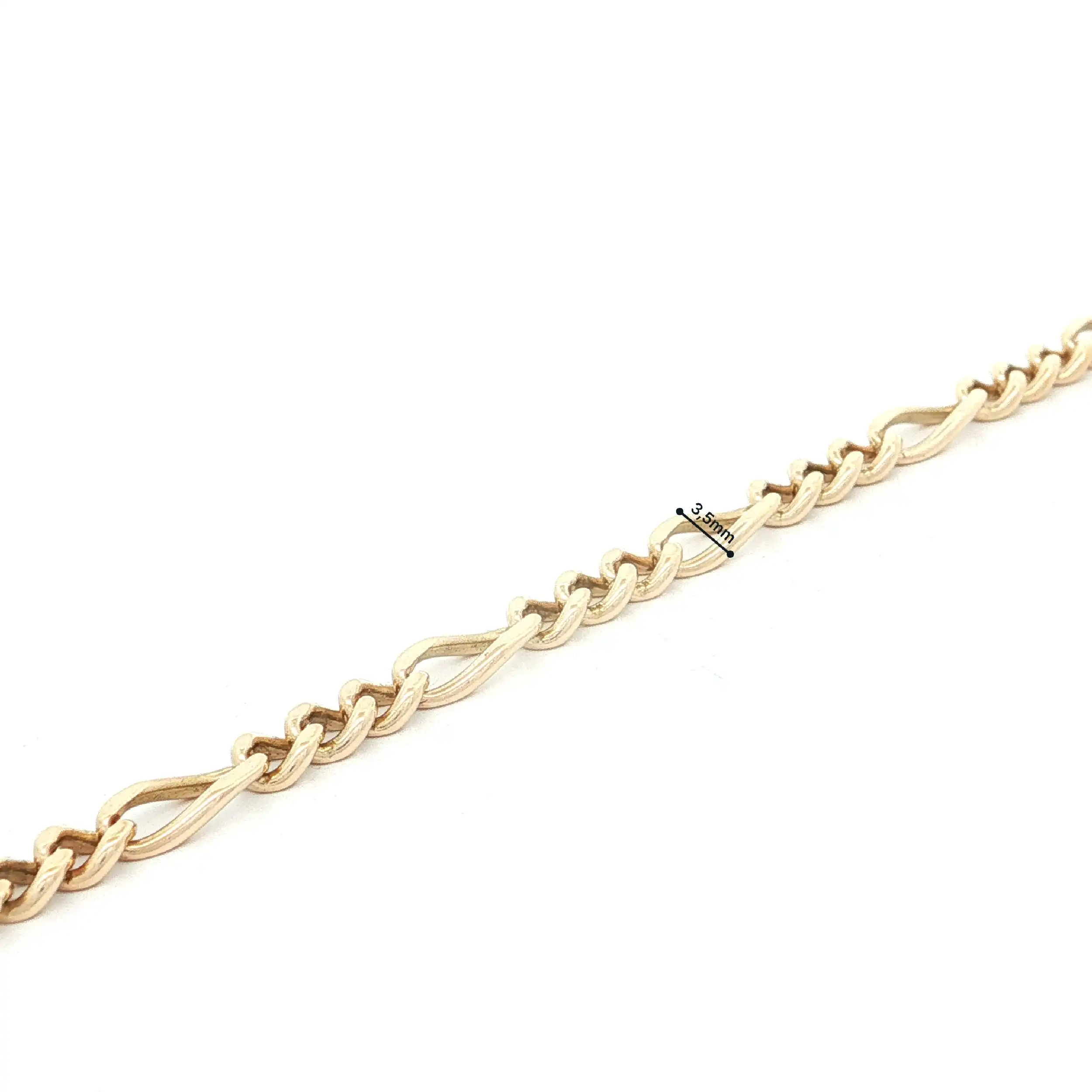 Figaroarmband Gelbgold