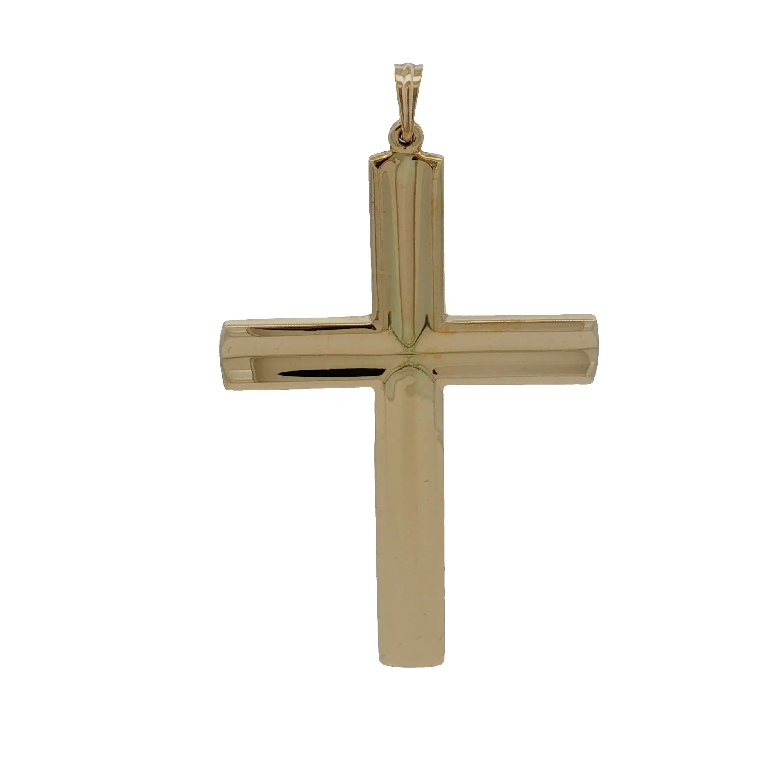 Anhänger Gelbgold Kreuz