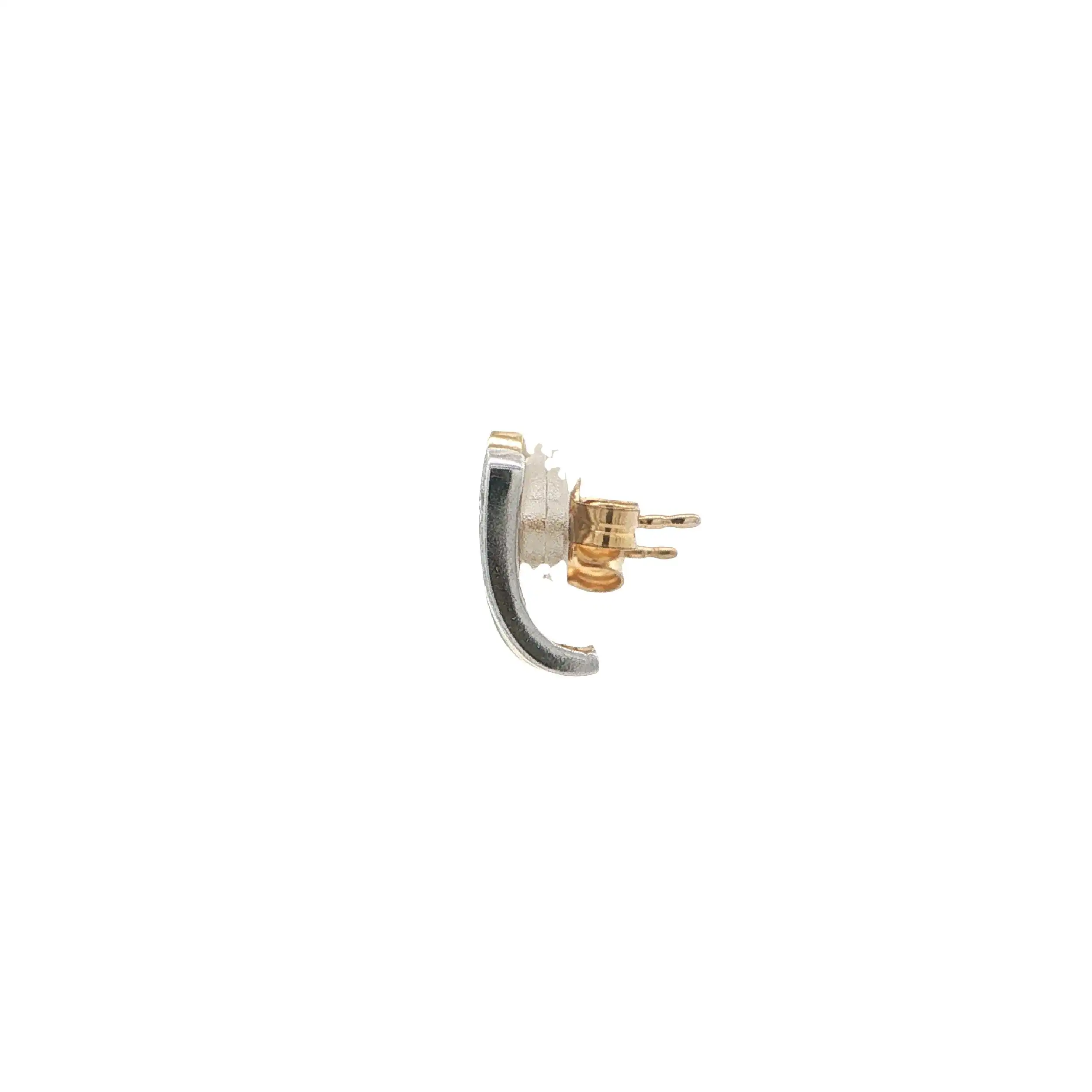 Ohrstecker Bicolor mit Zirkonia