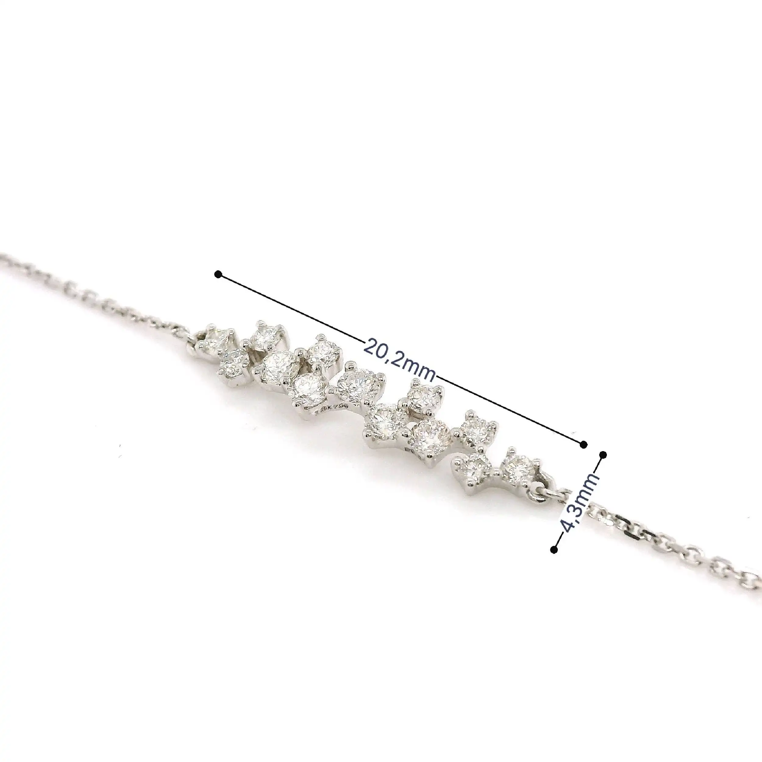 Armband Weißgold mit Brillanten Armband Weißgold mit Brillanten