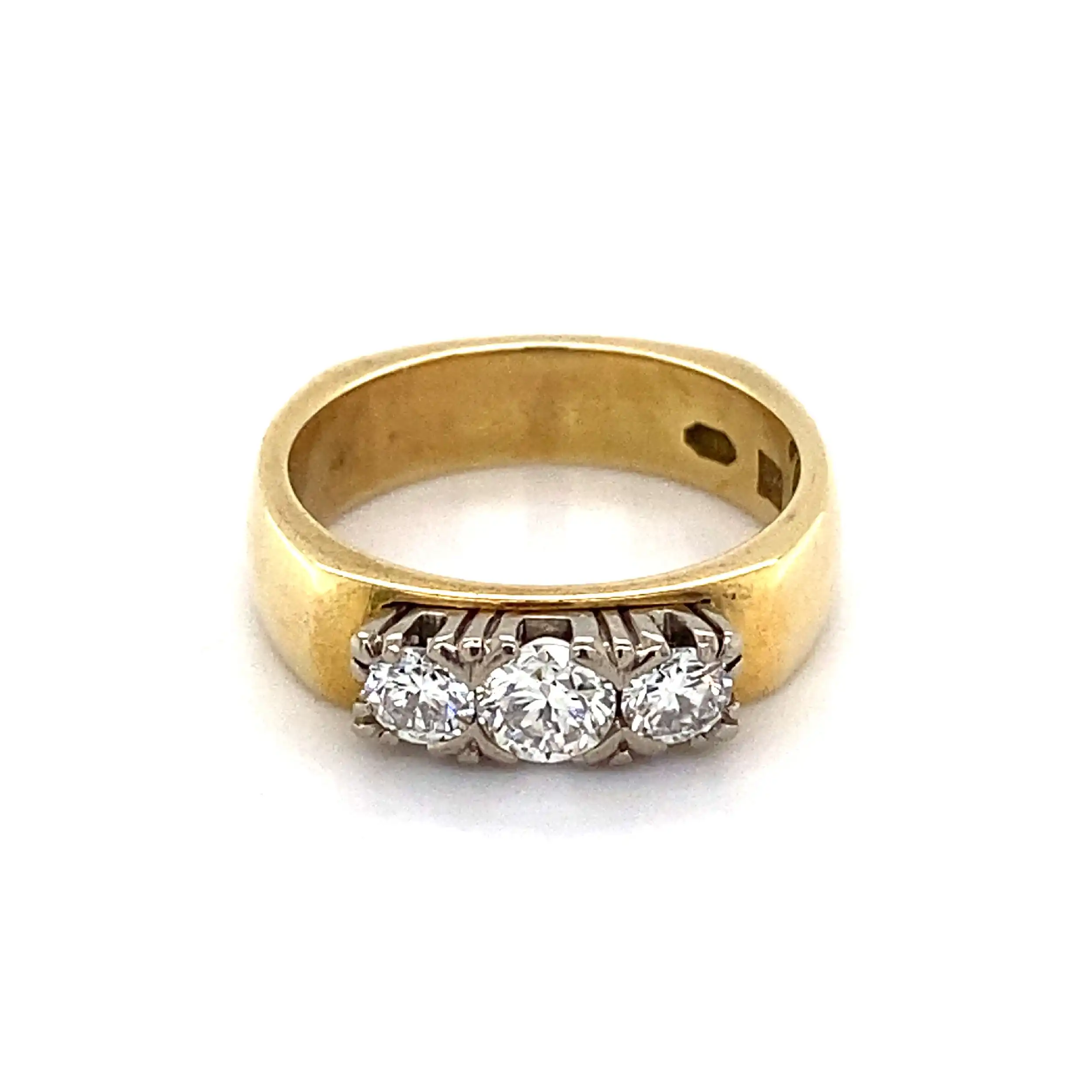 Ring Bicolor mit Brillanten Ring Bicolor mit Brillanten