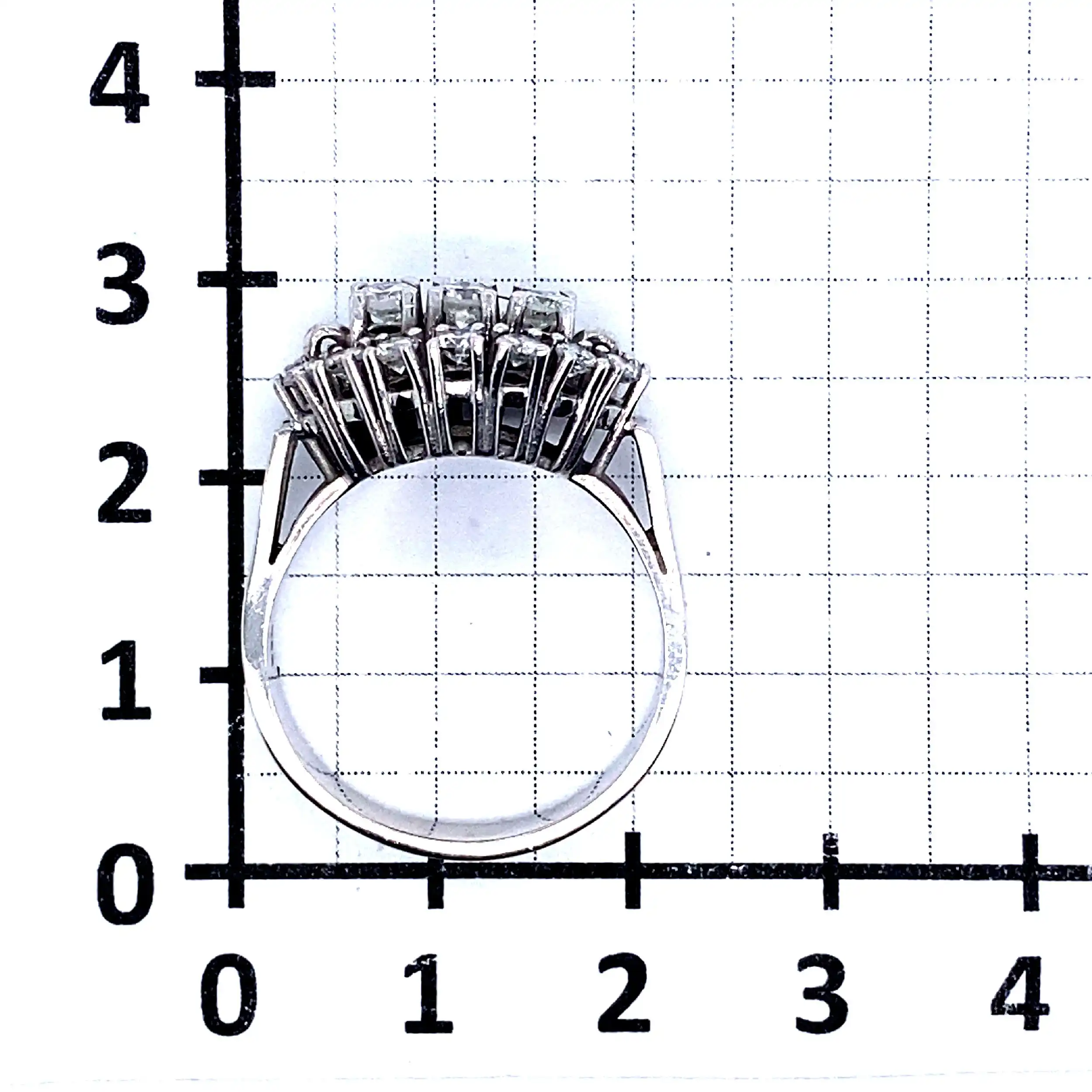 Ring Weißgold mit Brillanten, graviert mit 1,00ct Ring Weißgold mit Brillanten, graviert mit 1,00ct