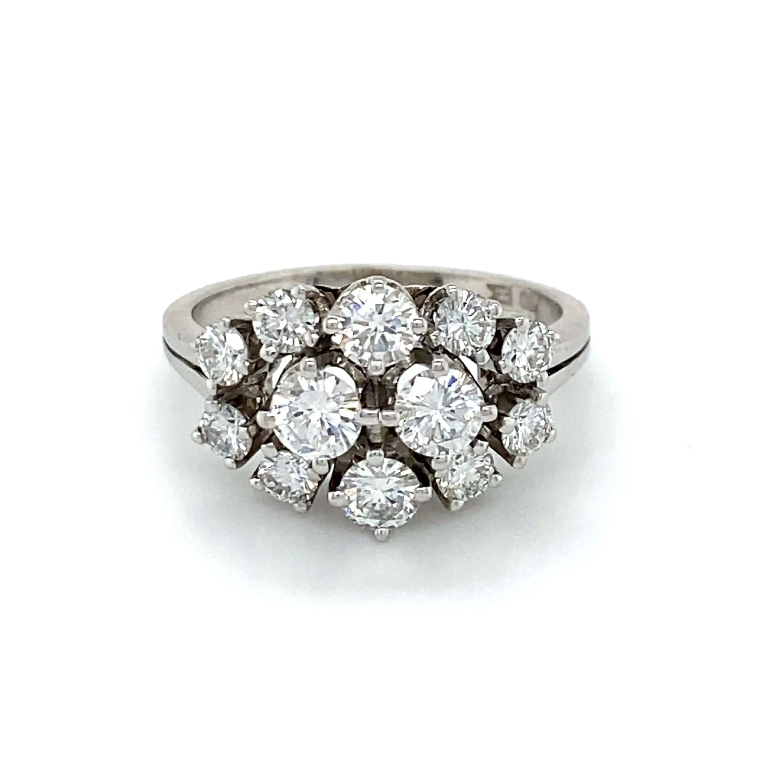 Ring Weißgold mit 12 Brillanten Ring Weißgold mit 12 Brillanten