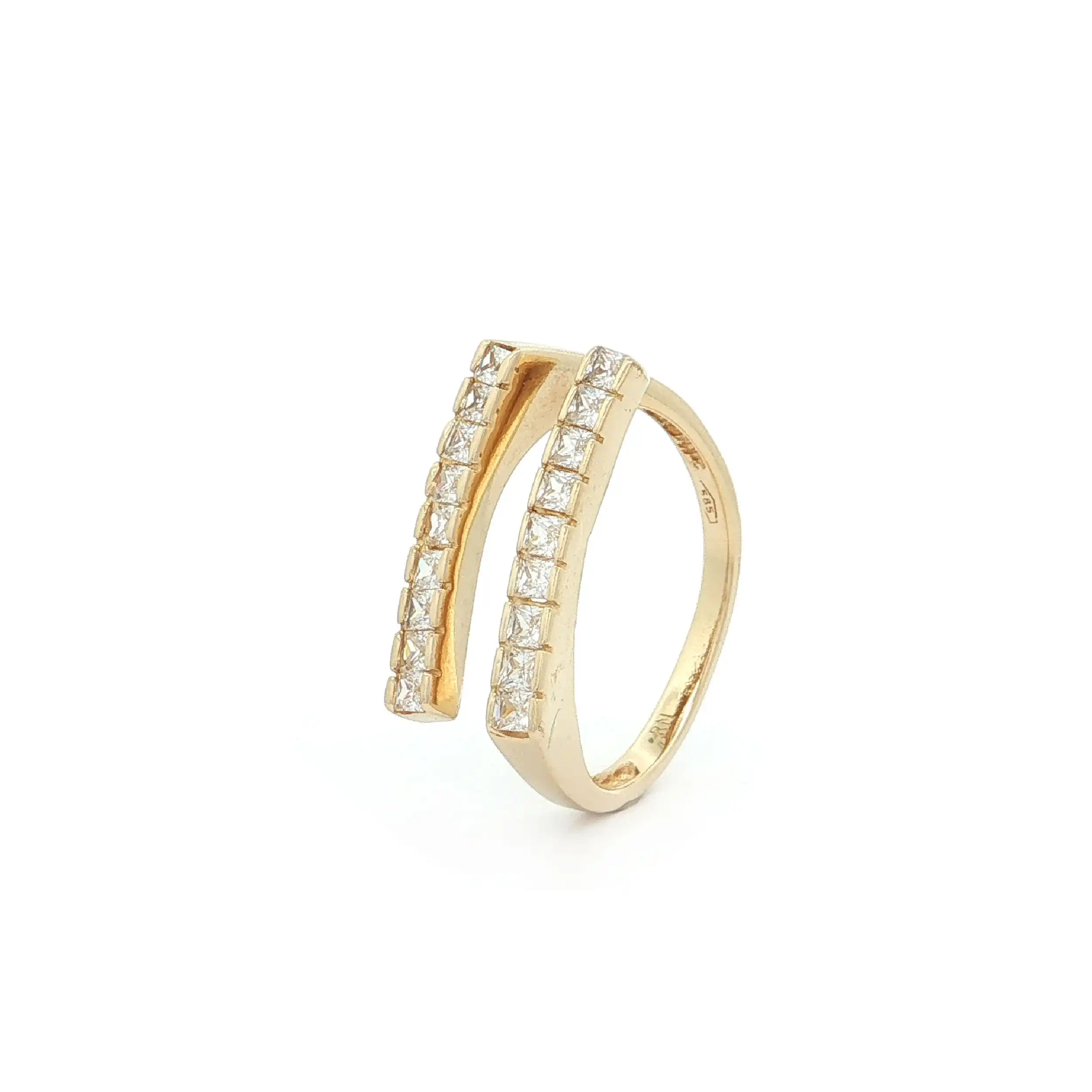 Ring Gelbgold mit Zirkonia