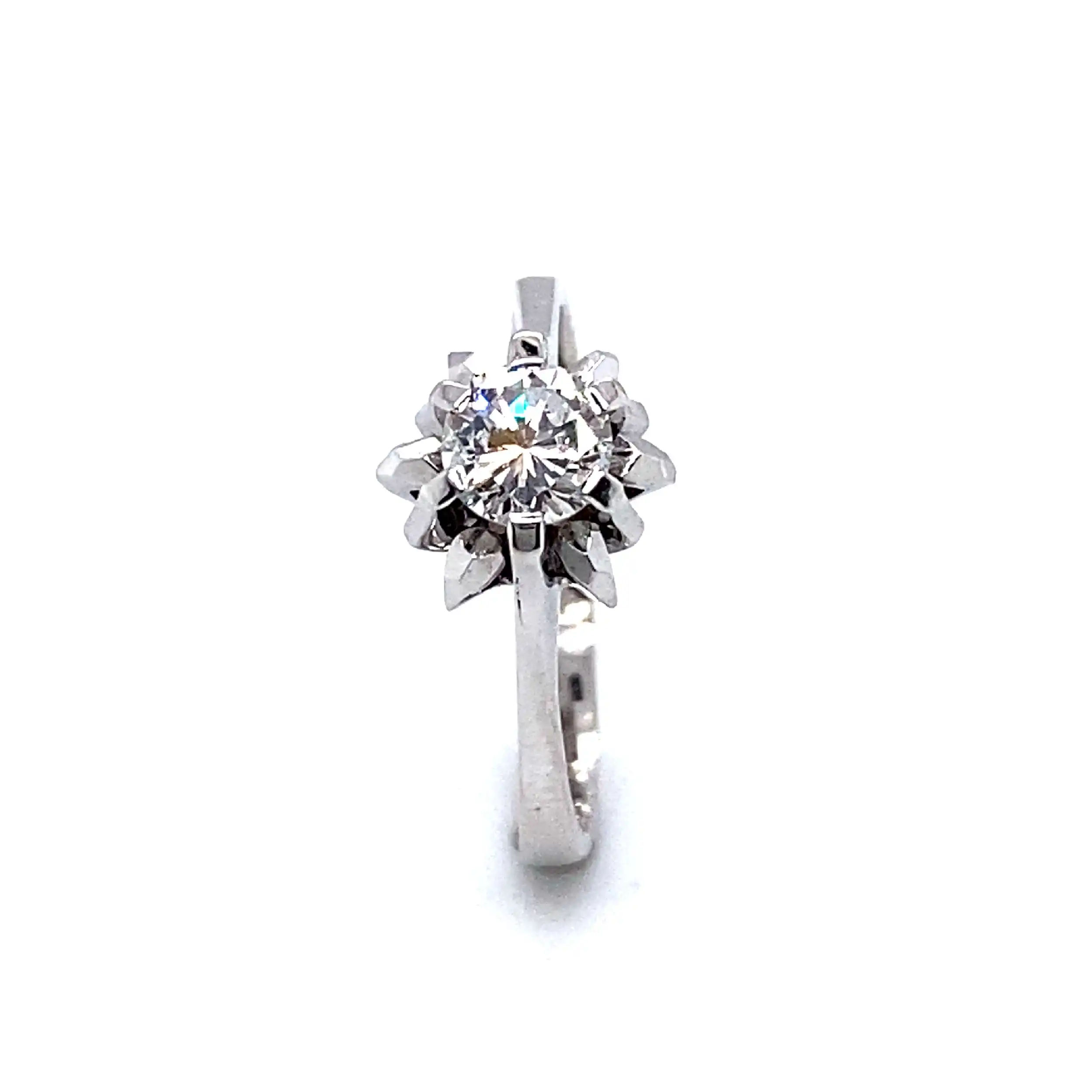Ring Weißgold mit Solitär Brillant Ring Weißgold mit Solitär Brillant