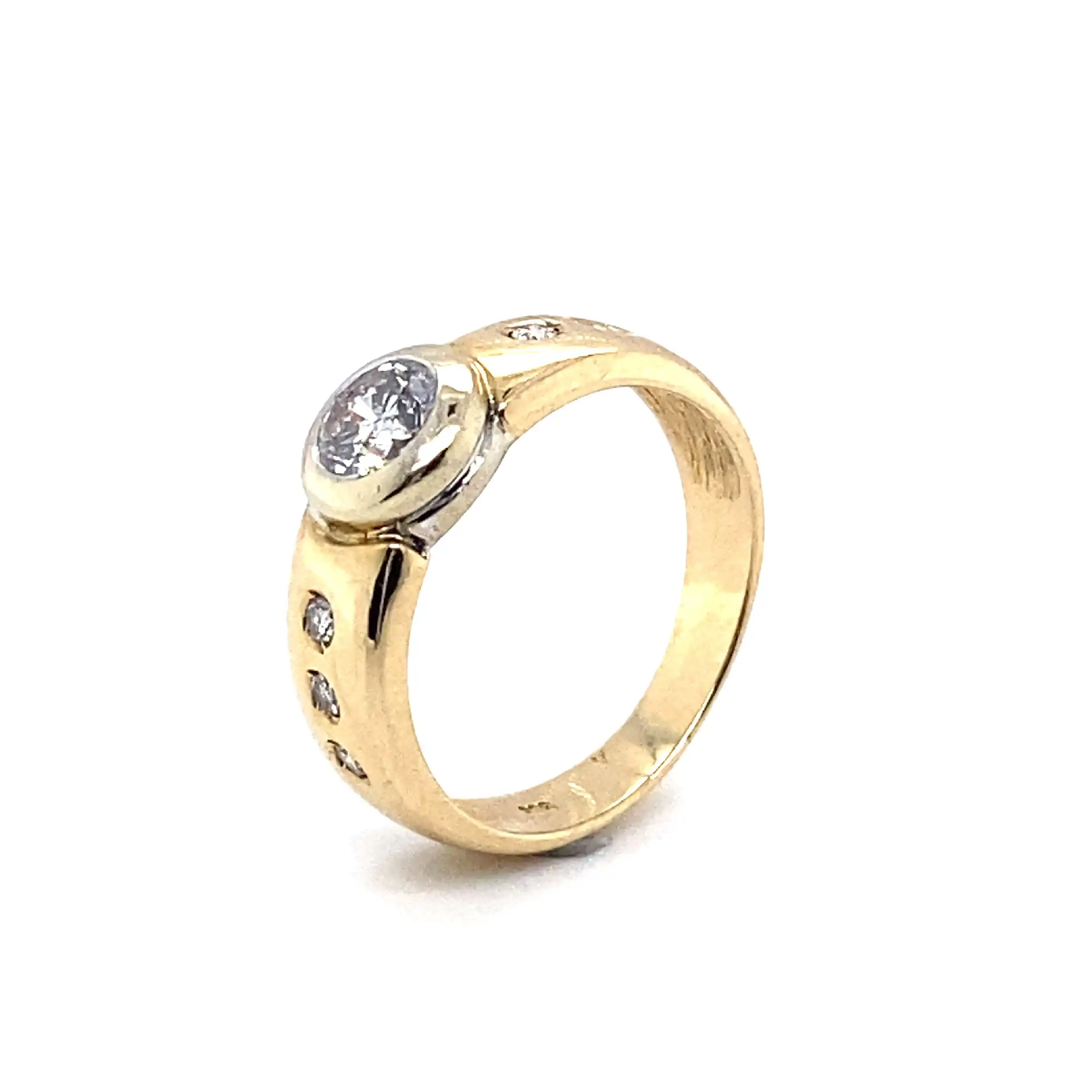 Ring Bicolor mit Brillanten Ring Bicolor mit Brillanten