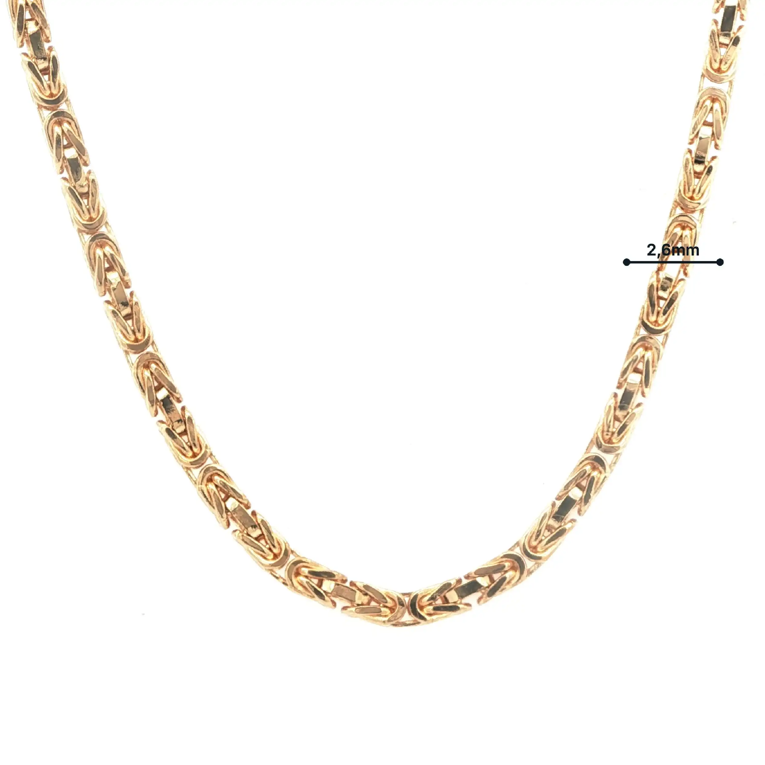 Königskette Gelbgold