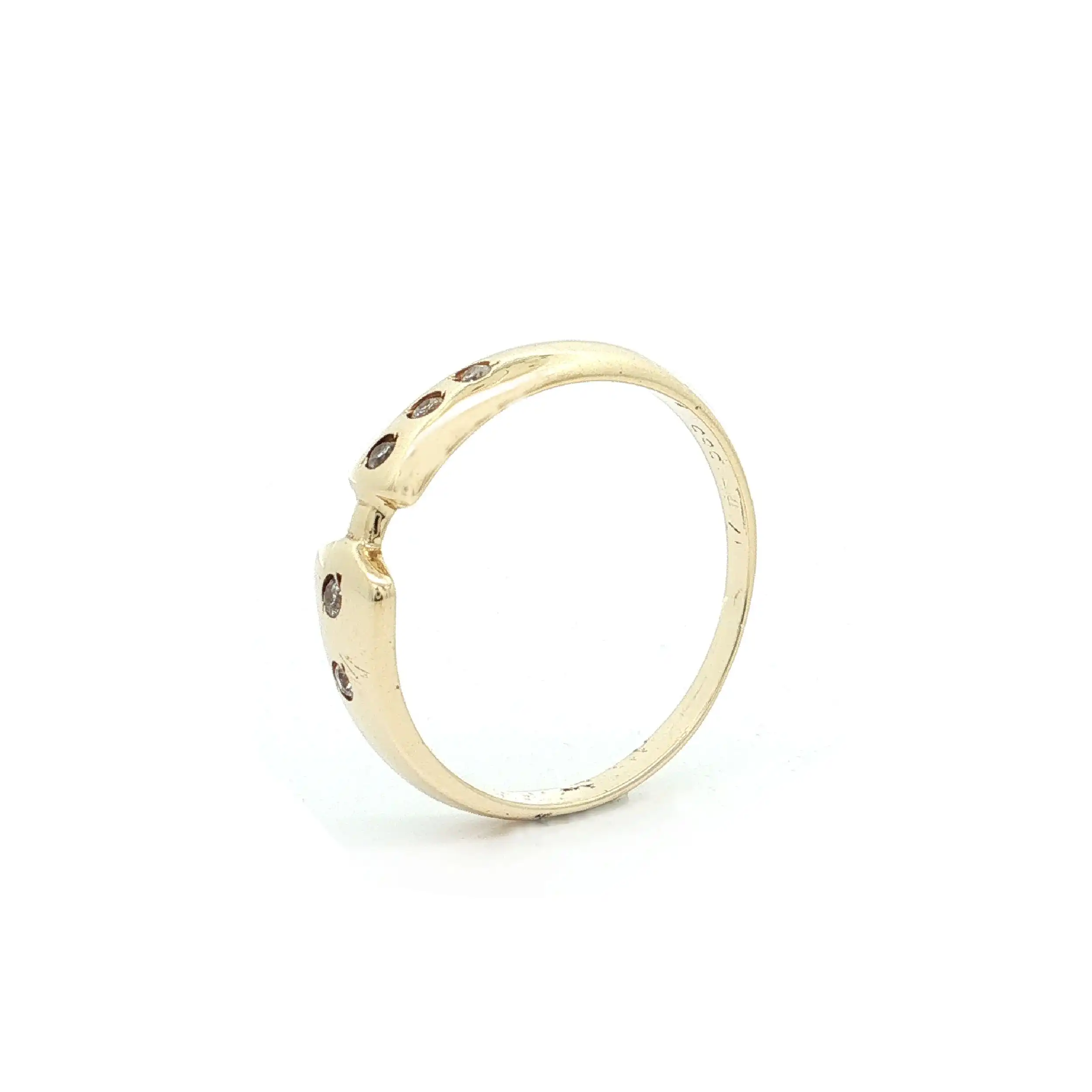 Ring Gelbgold mit Zirkonia Ring Gelbgold mit Zirkonia