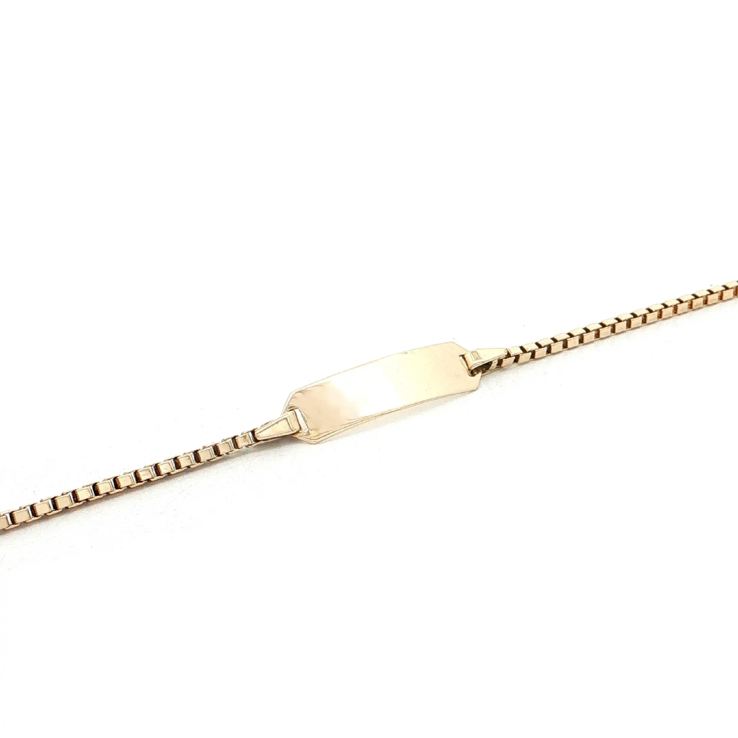 Kinderidentarmband Gelbgold Kinderidentarmband Gelbgold