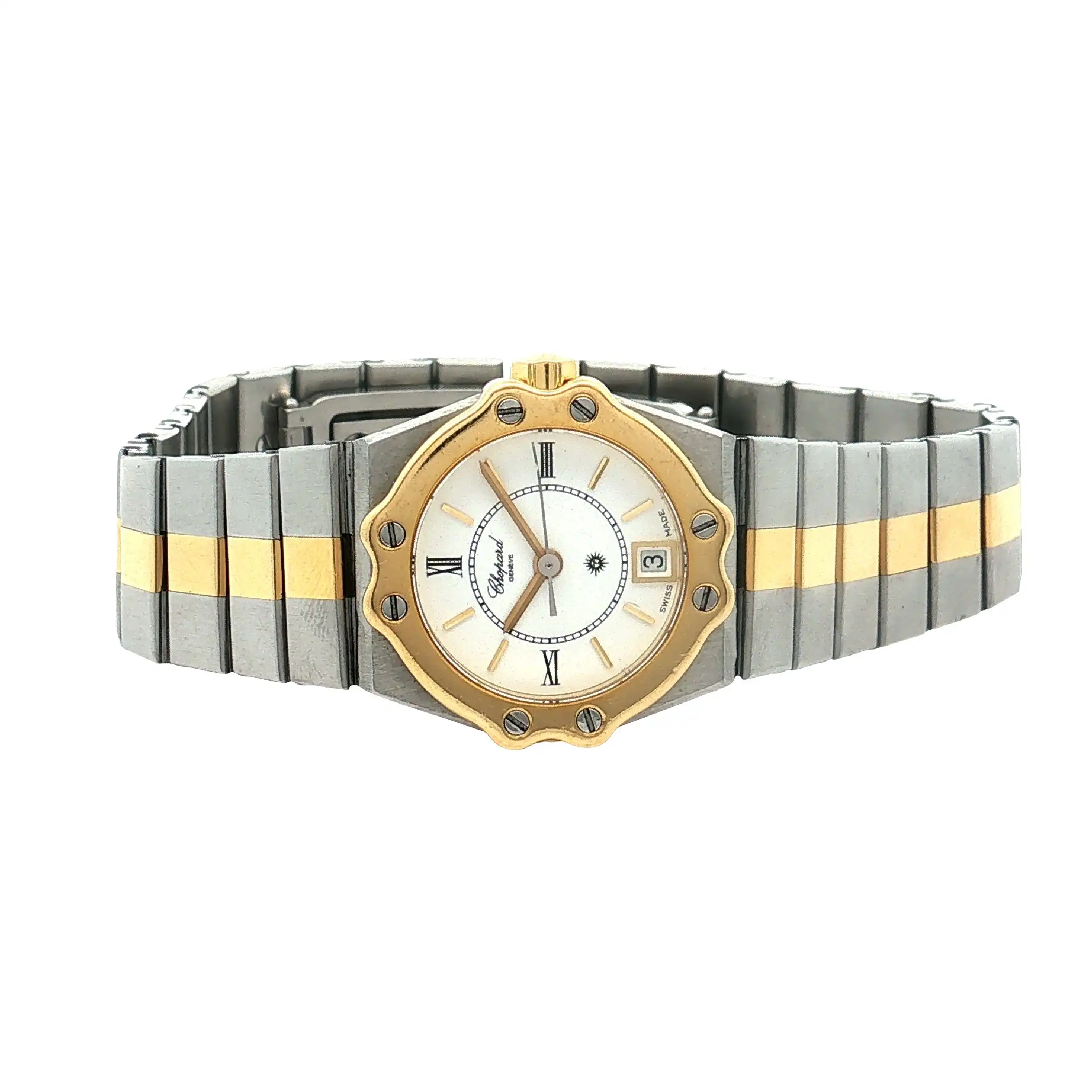 Damenuhr Chopard St. Moritz Quarz Bicolor