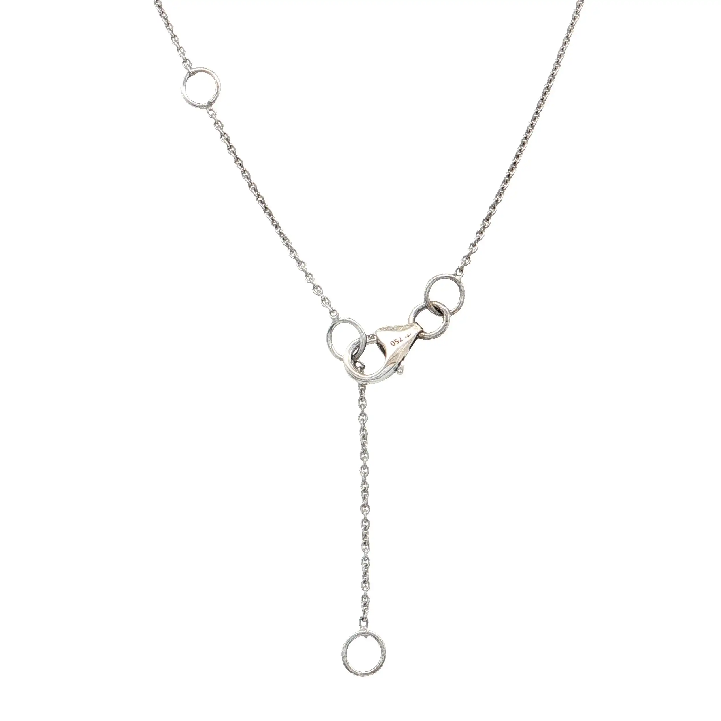 Ankercollier Weißgold mit Brillanten Ankercollier Weißgold mit Brillanten