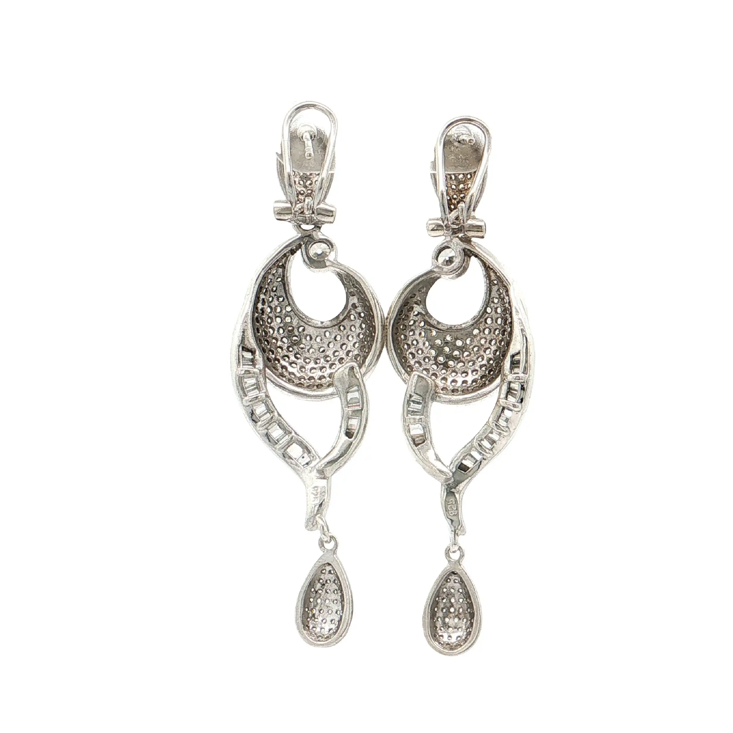 Ohrhänger Silber mit Zirkonia Ohrhänger Silber mit Zirkonia