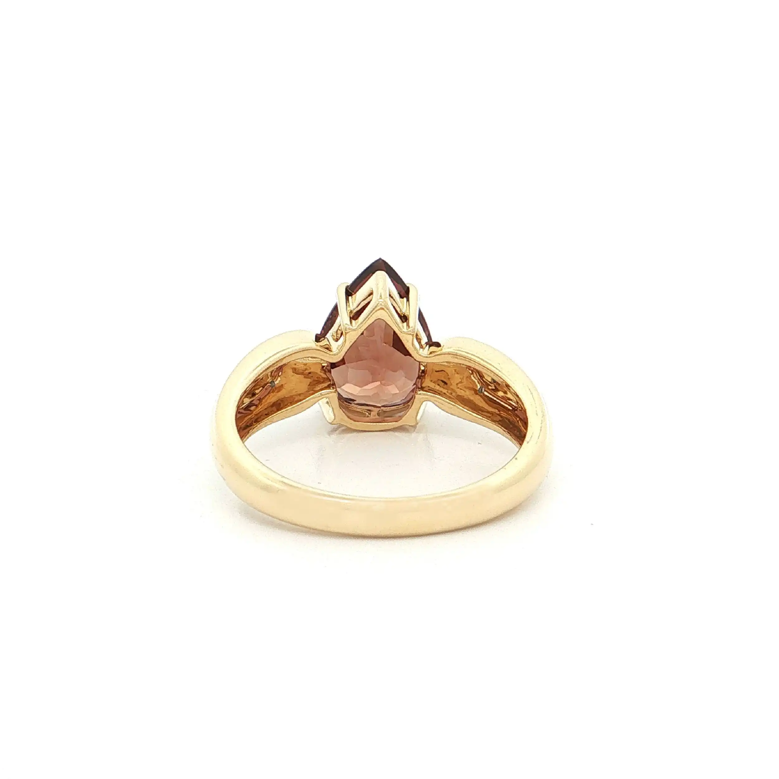 Ring Bicolor mit Farbwechselgranat und Brillanten Ring Bicolor mit Farbwechselgranat und Brillanten
