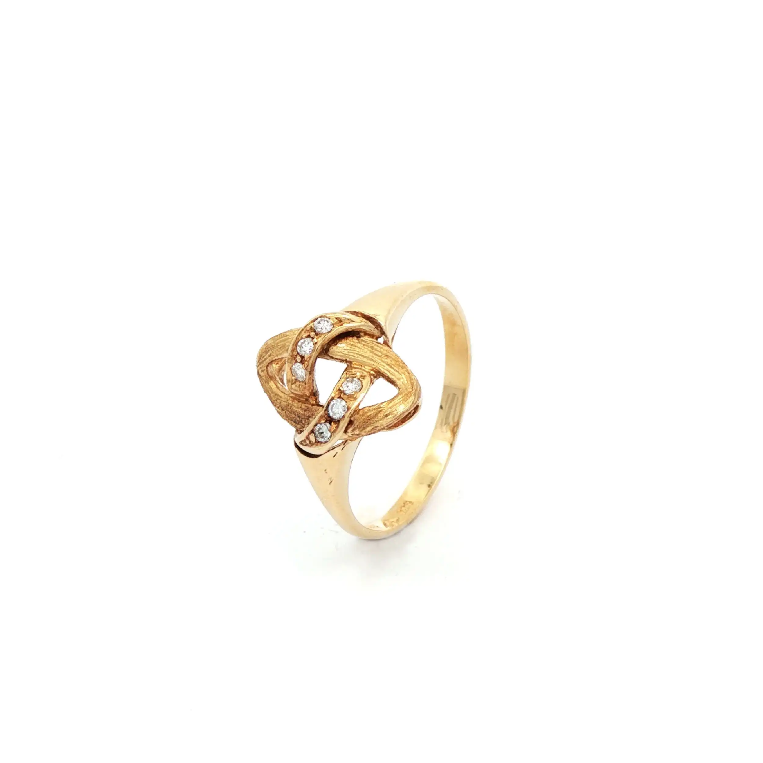 Ring Gelbgold mit Brillanten