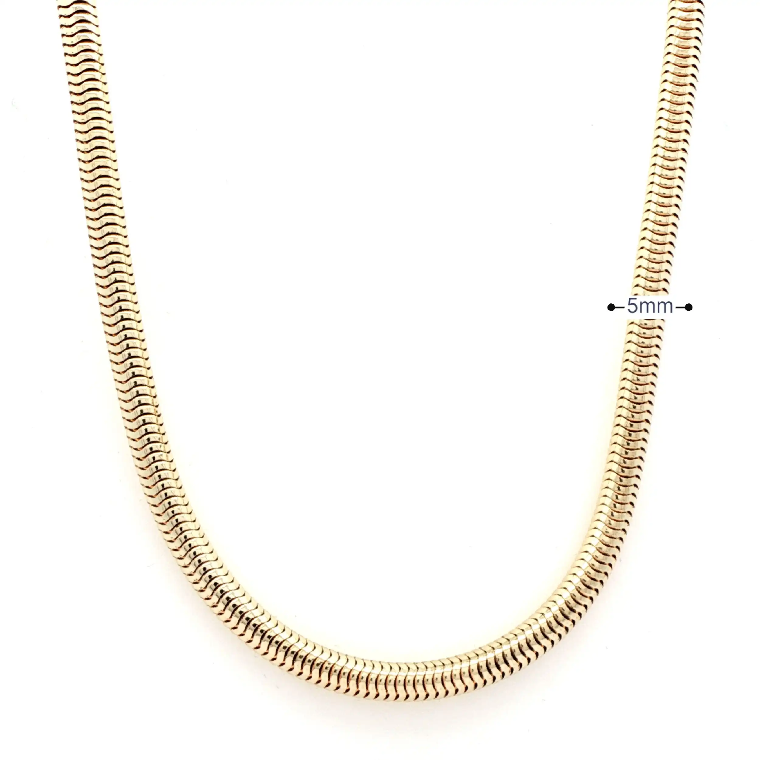 Schlangenkette Gelbgold Schlangenkette Gelbgold