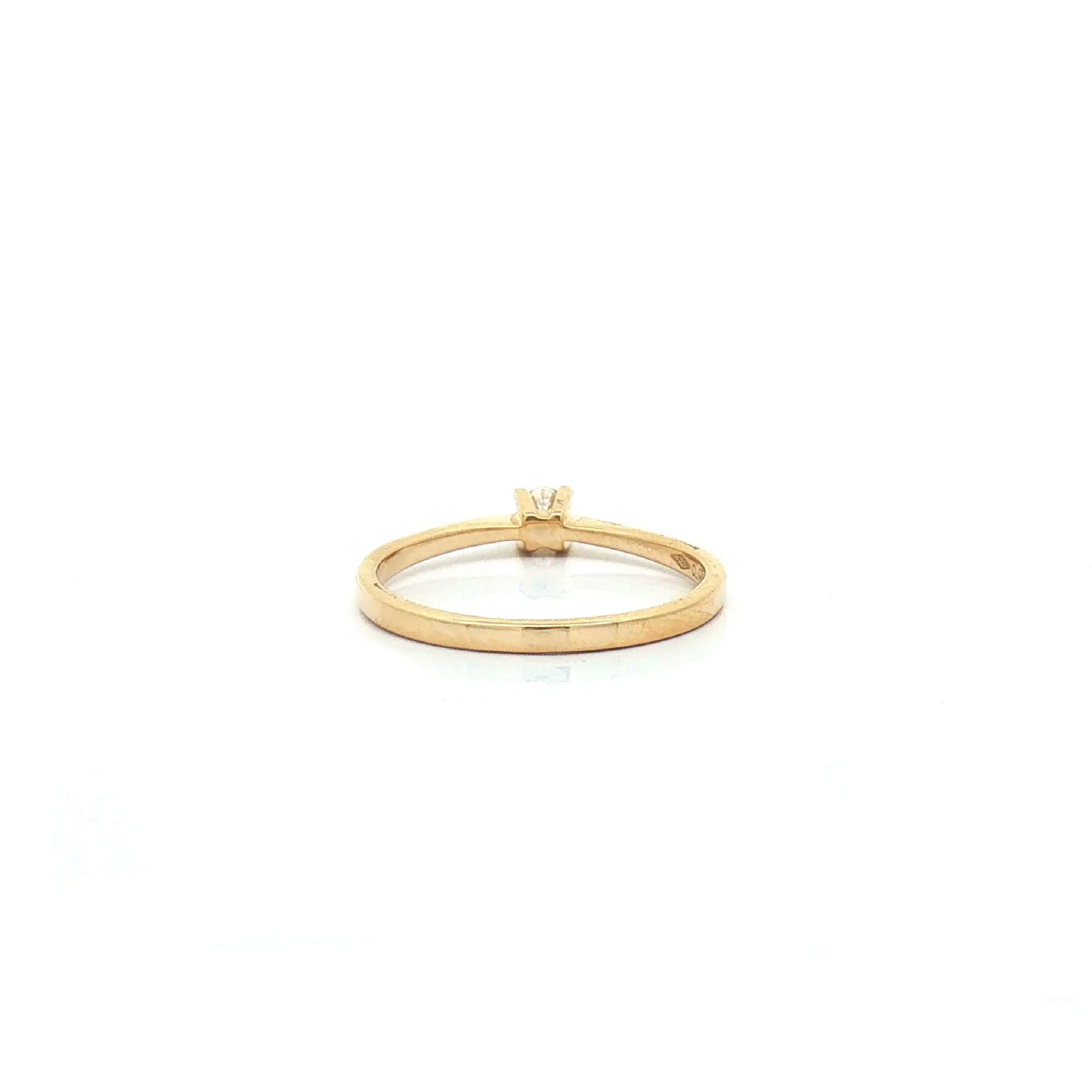 Ring Gelbgold mit Brillant Christ Ring Gelbgold mit Brillant Christ