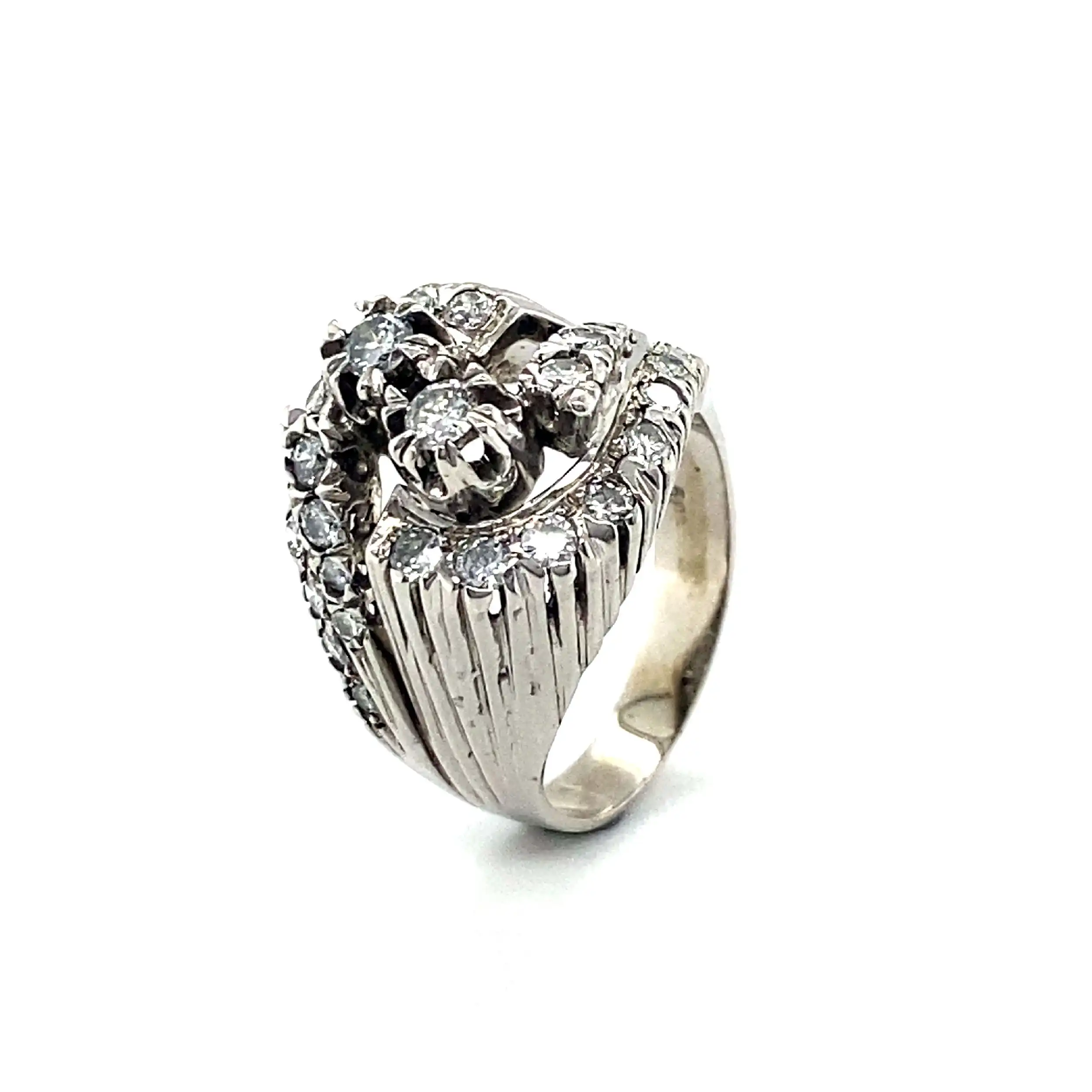 Ring Weißgold mit Brillanten Ring Weißgold mit Brillanten