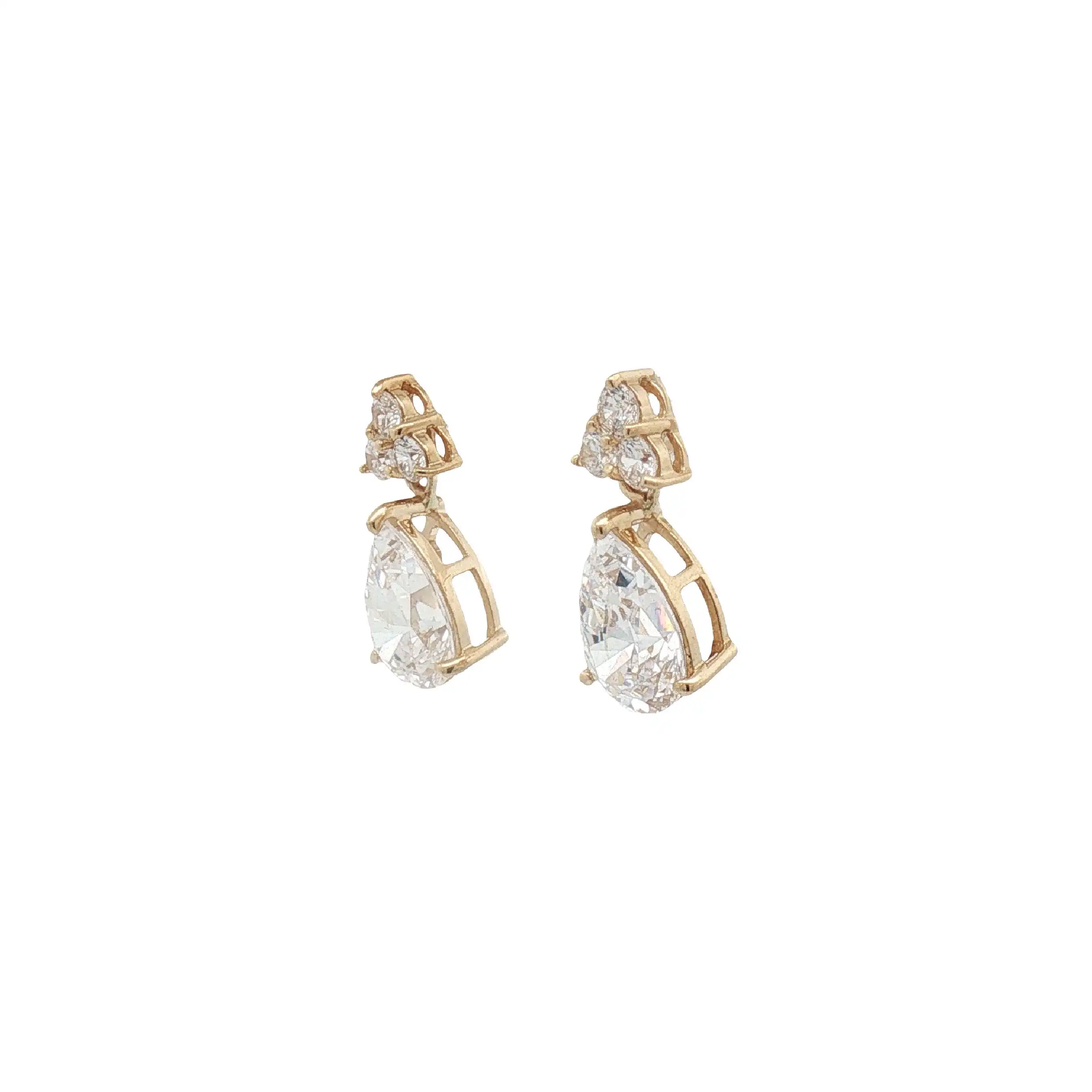 Ohrringe Gelbgold mit Zirkonia