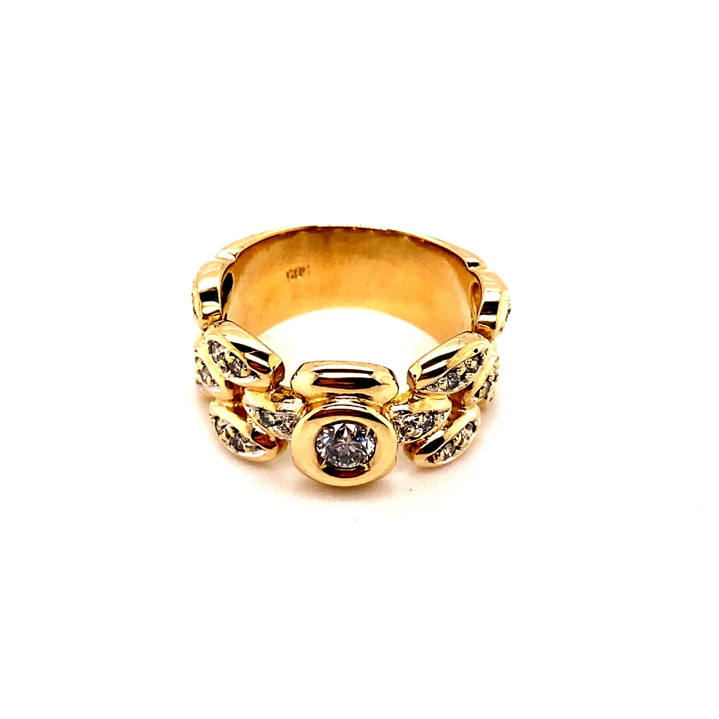 Ring Gelbgold mit Brillanten Ring Gelbgold mit Brillanten