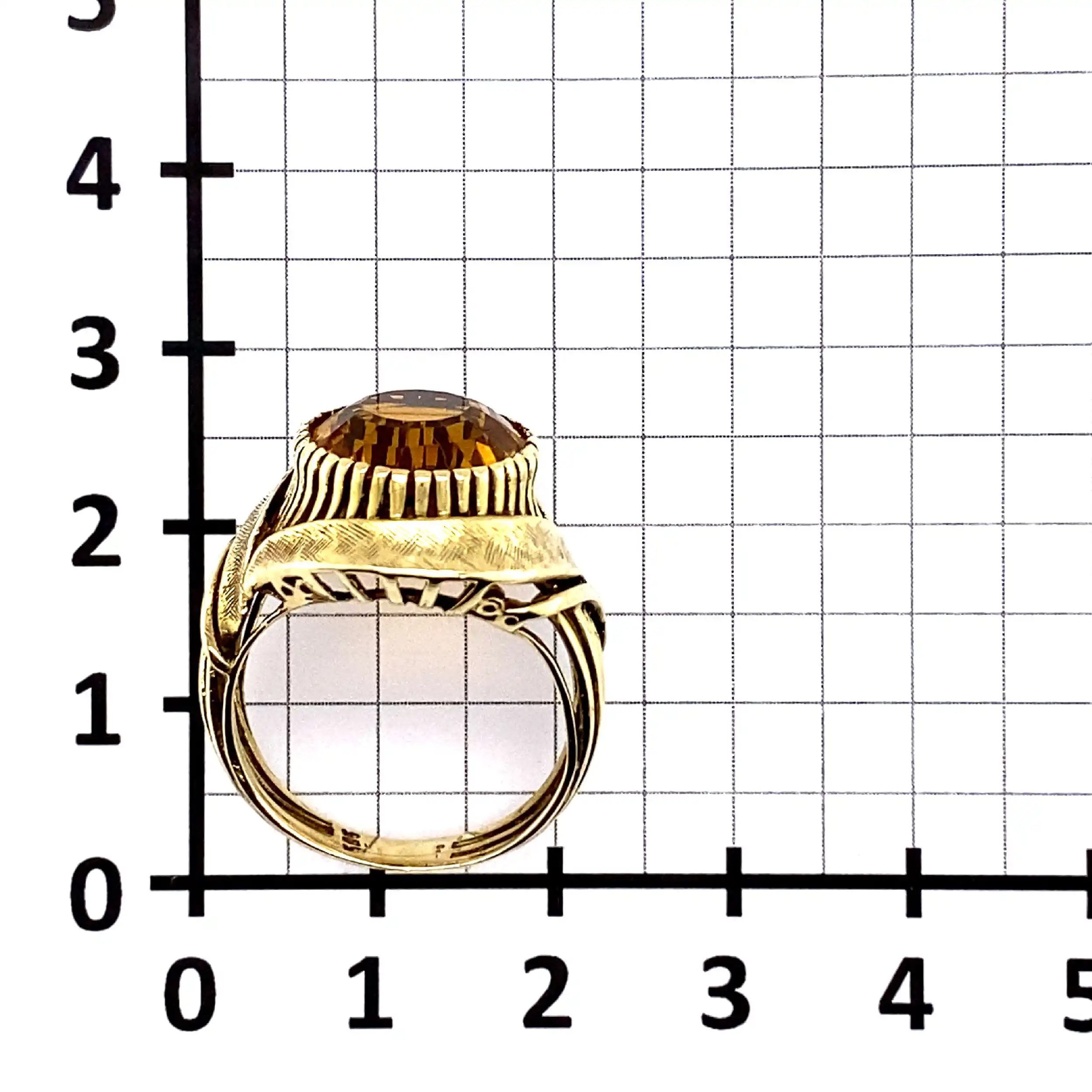 Ring Gelbgold mit Citrin