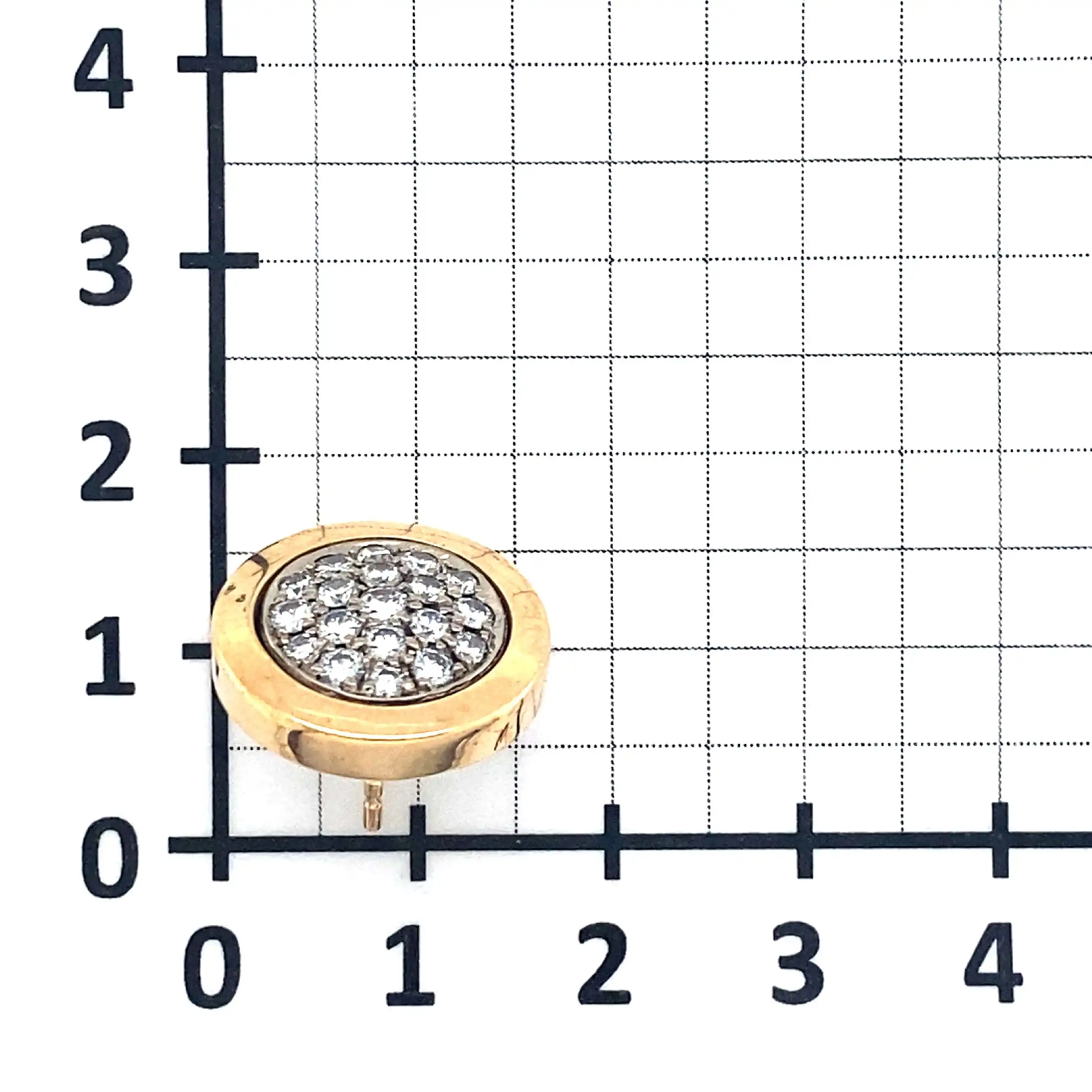Ohrstecker Bicolor mit Brillanten Ohrstecker Bicolor mit Brillanten