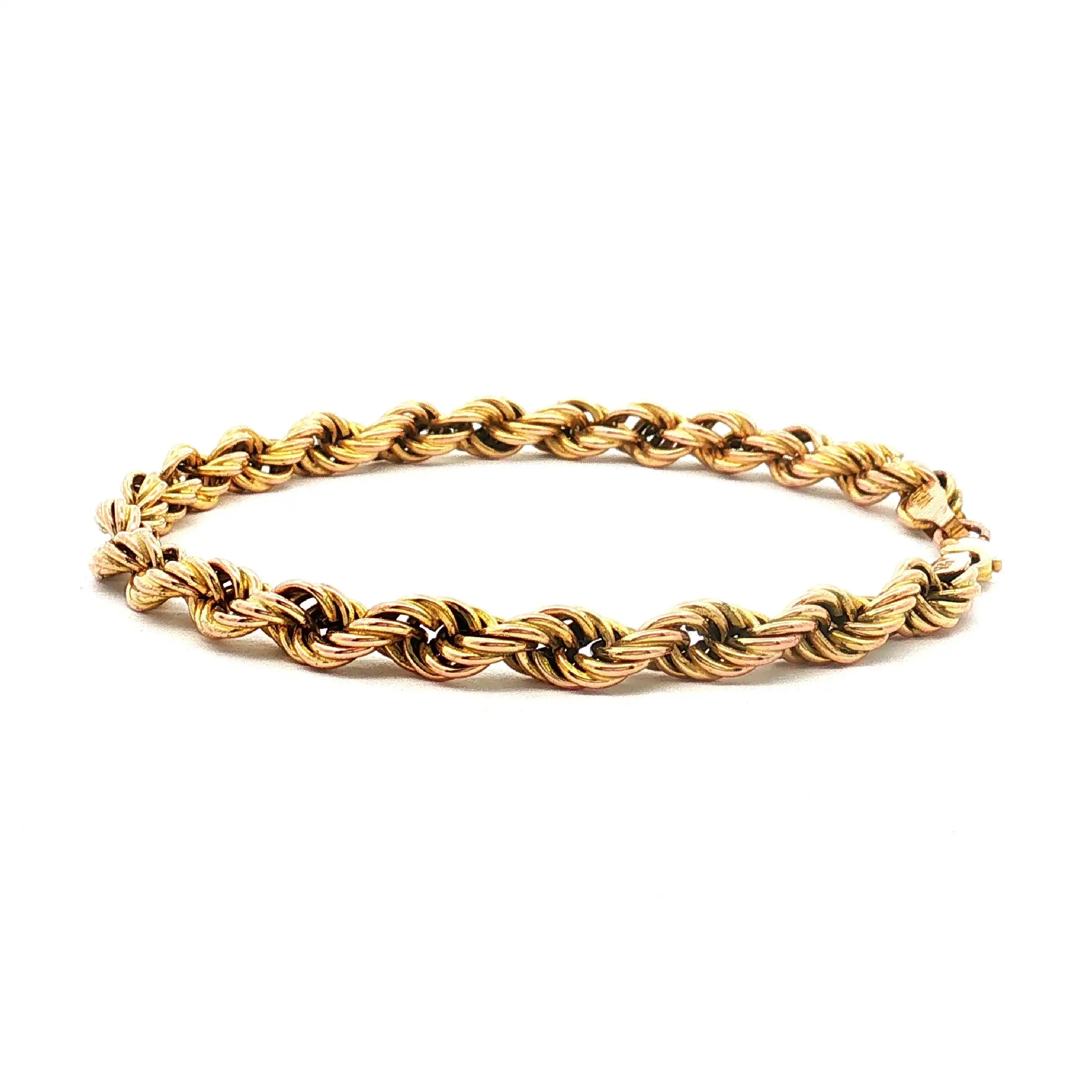 Armband Gelbgold gedreht