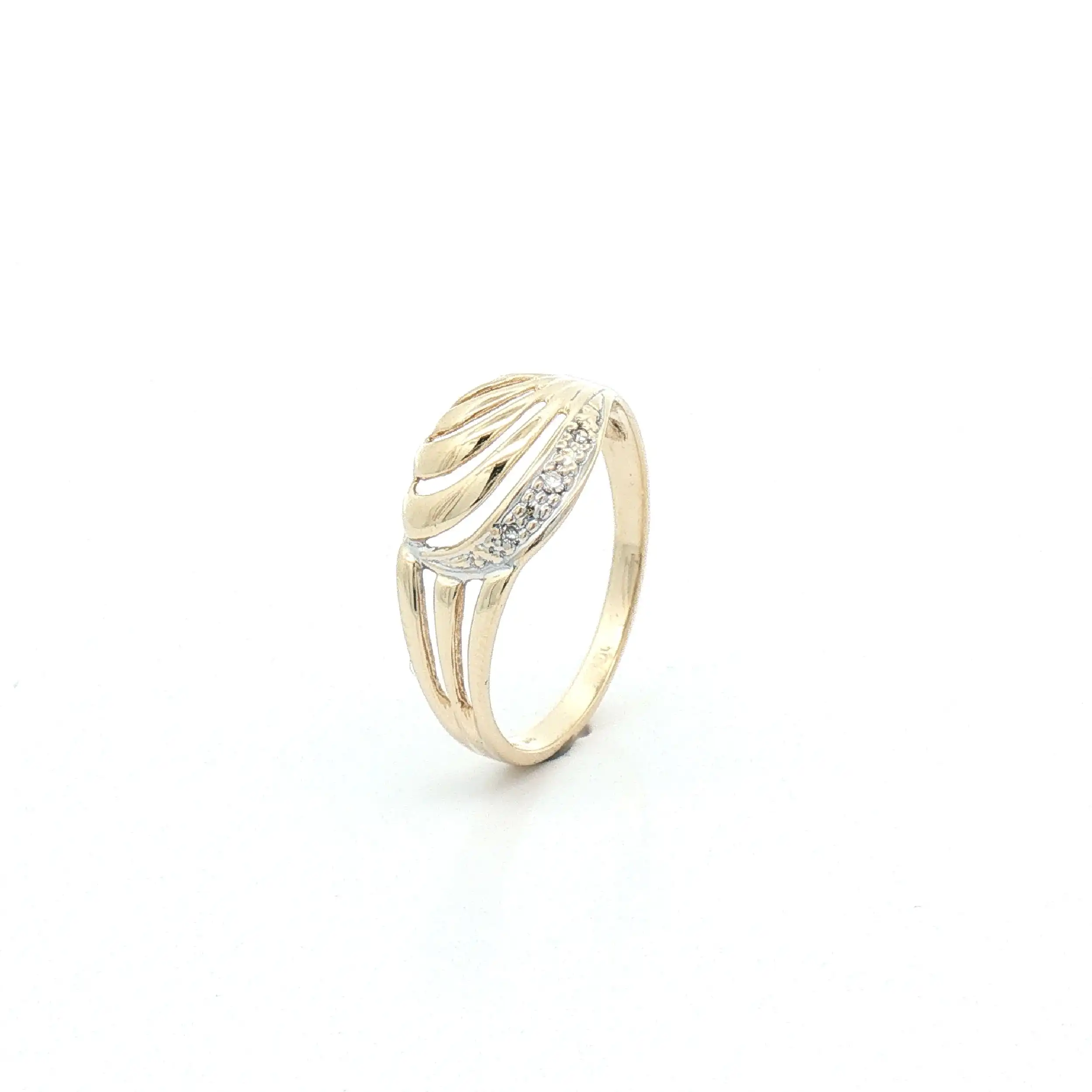 Ring Bicolor mit Diamanten Ring Bicolor mit Diamanten