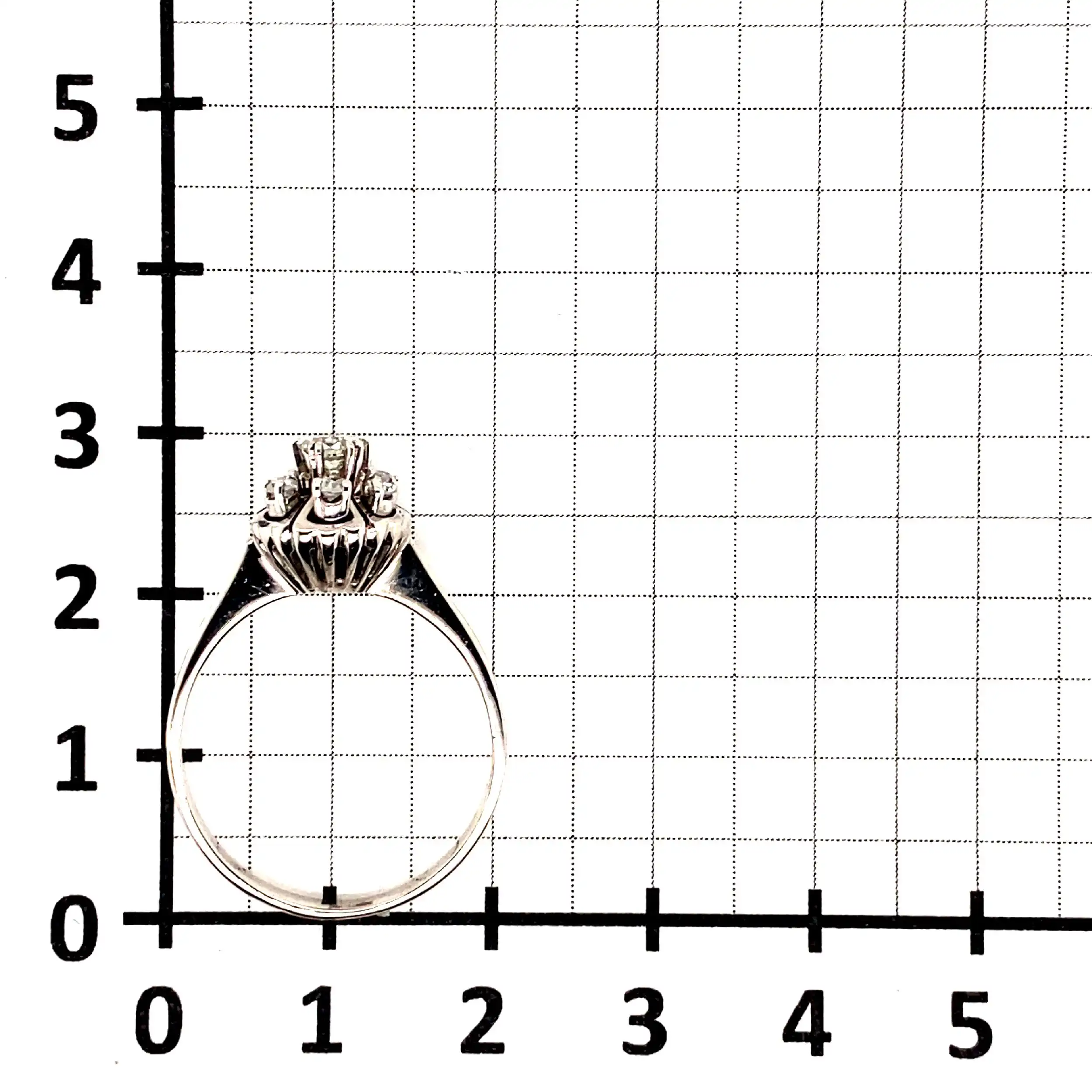 Ring mit Brillant und Diamanten