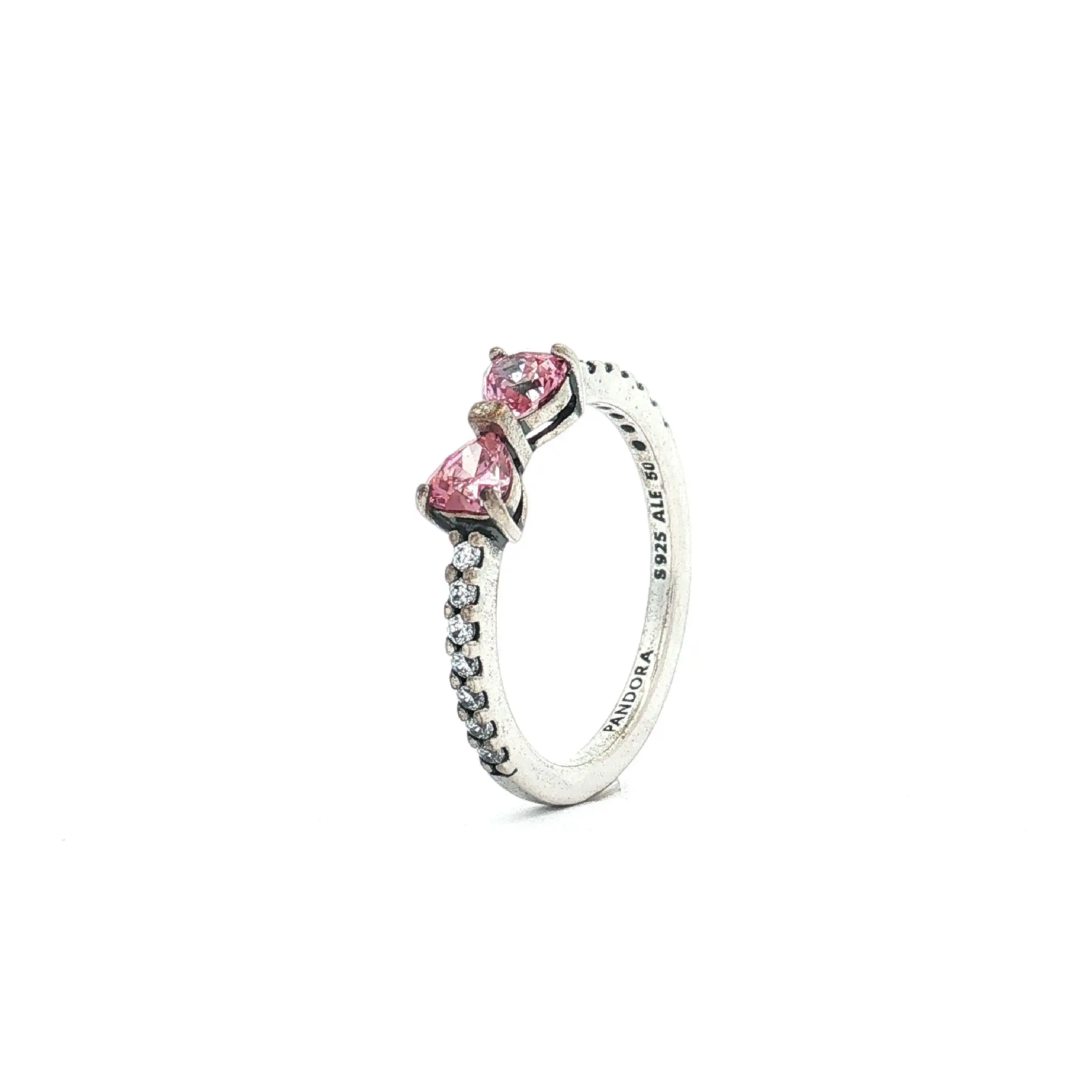 Ring Silber Pandora Schleife Rosa Ring Silber Pandora Schleife Rosa