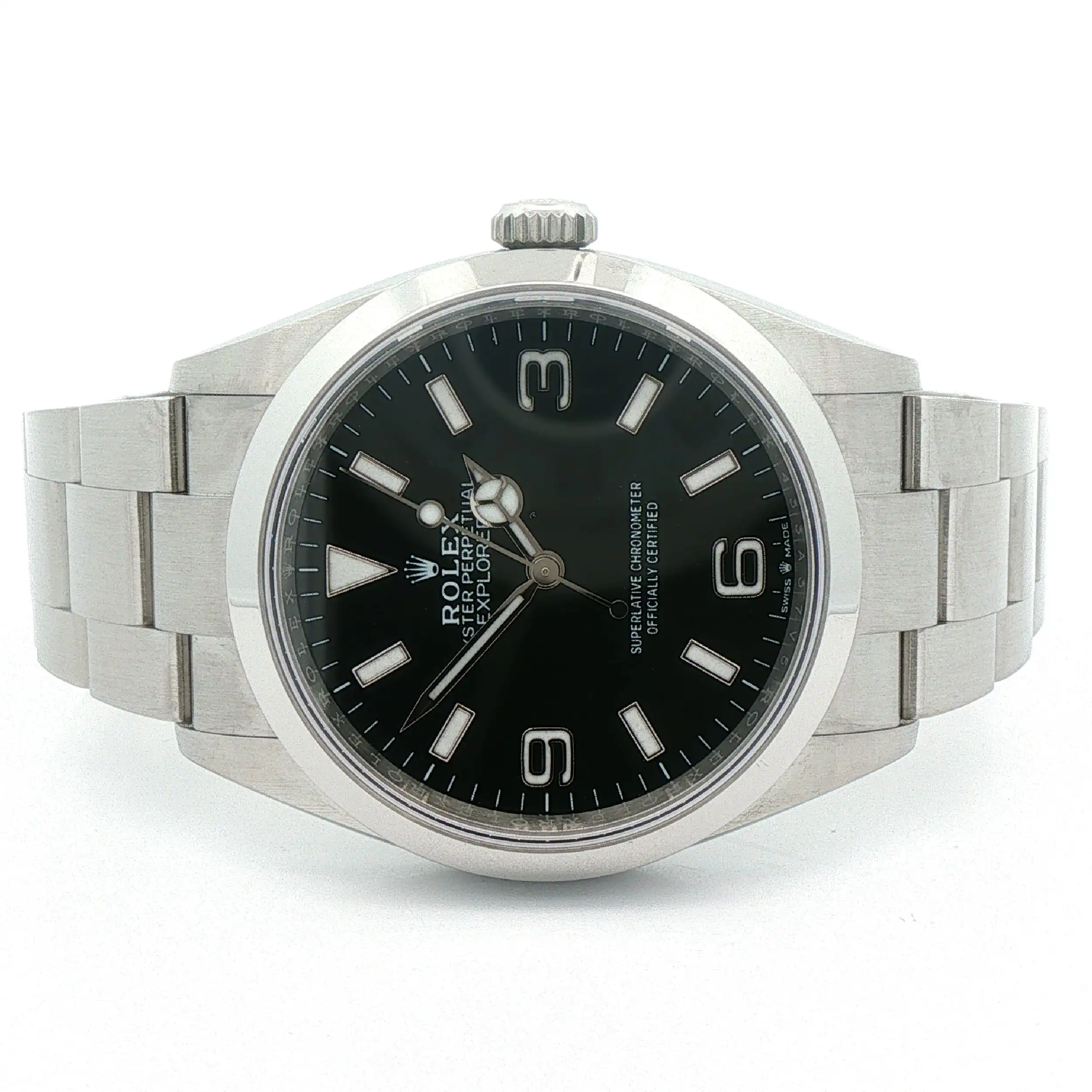 Herrenuhr Rolex Explorer Oyster im Fullset