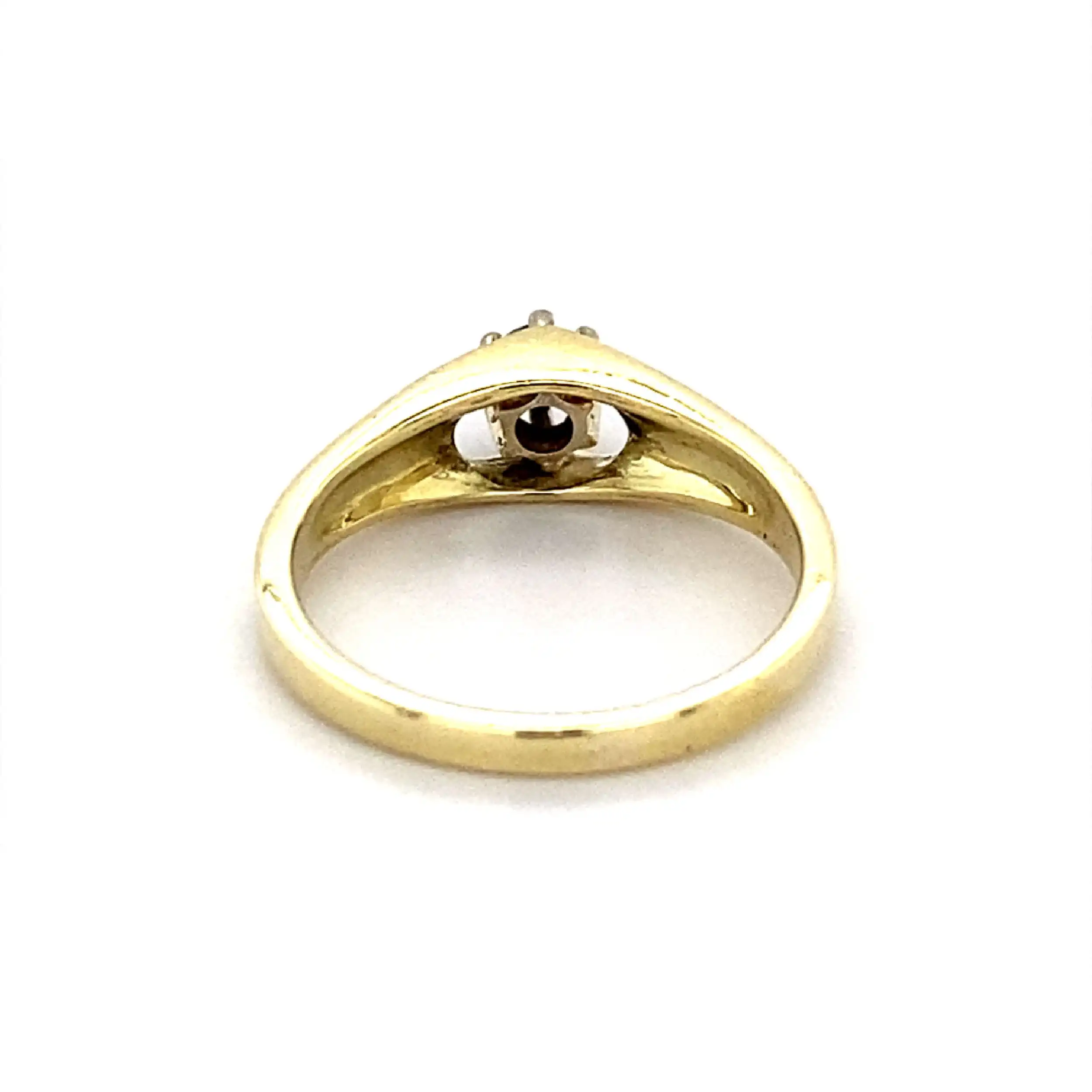 Ring Bicolor mit Brillant Ring Bicolor mit Brillant