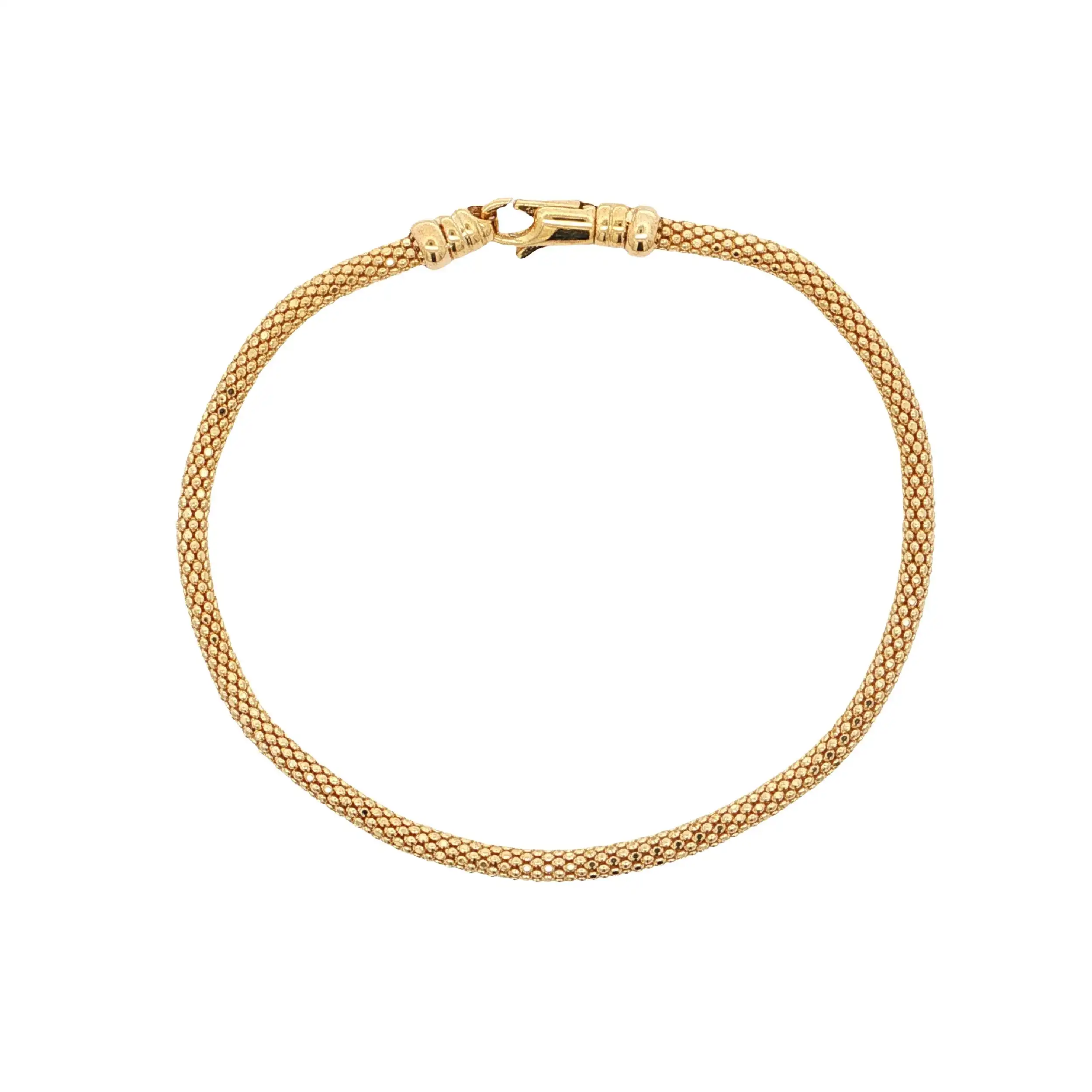 Armband Gelbgold Himbeermuster
