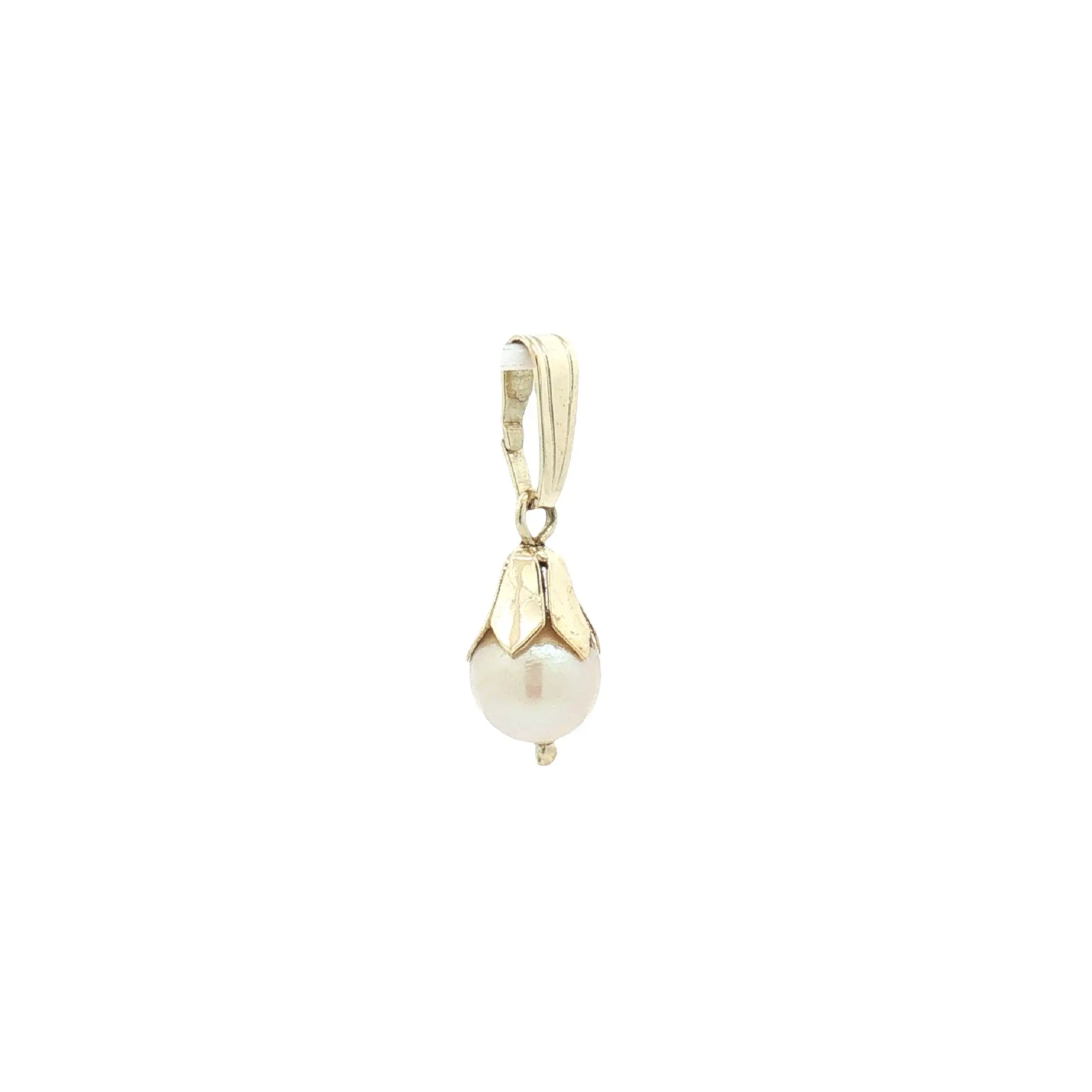Anhänger Gelbgold mit Perle Anhänger Gelbgold mit Perle