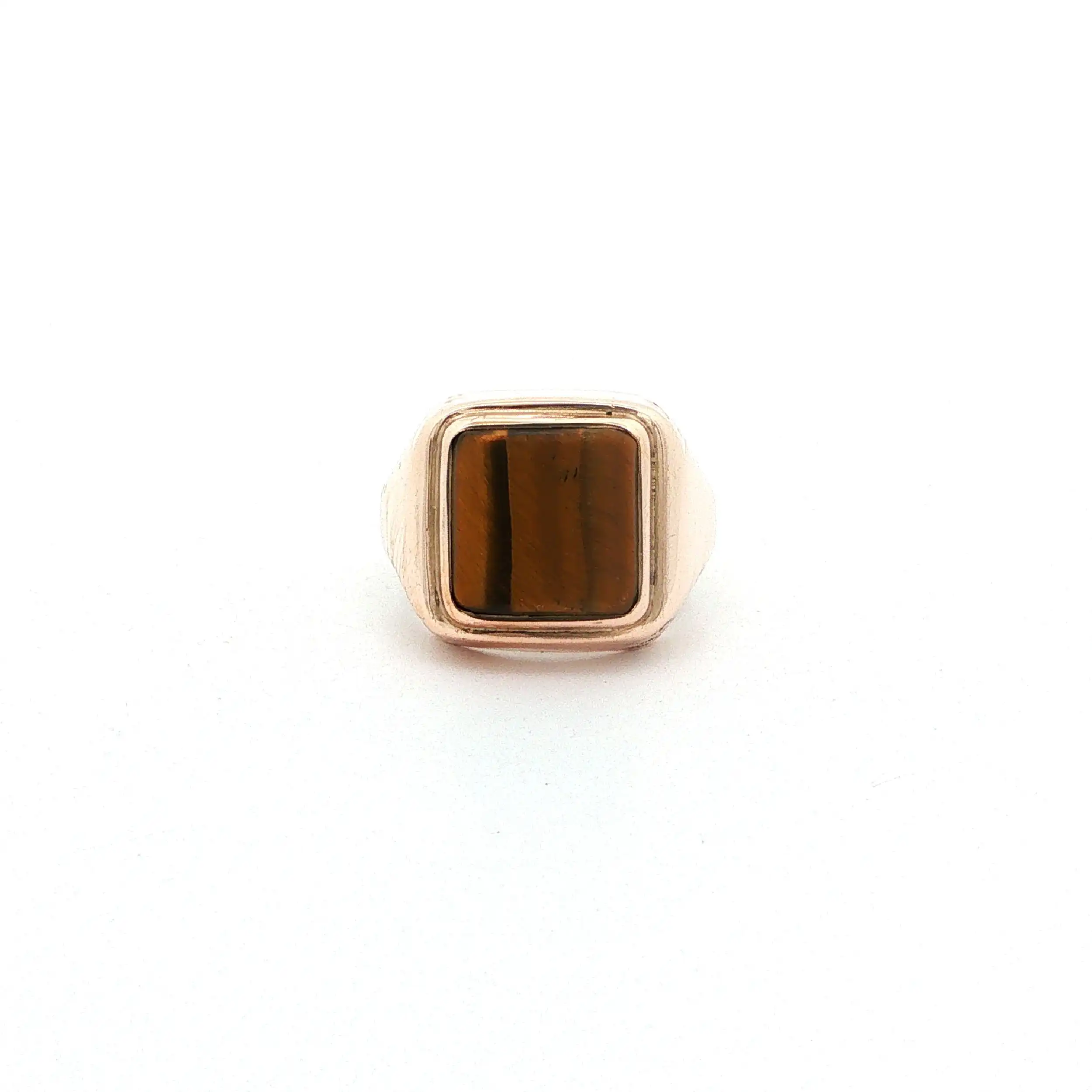 Ring Roségold mit Tigerauge Ring Roségold mit Tigerauge