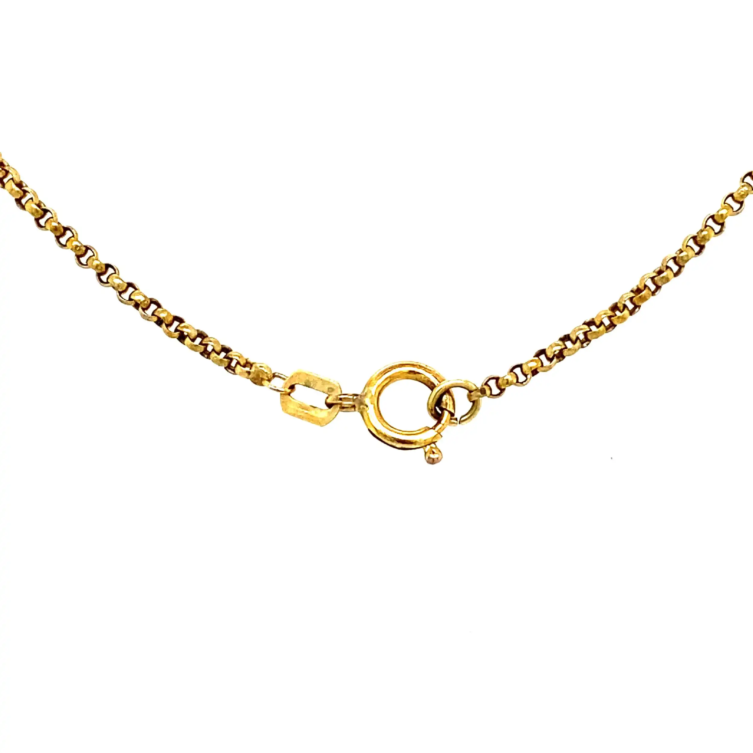 Collier Gelbgold mit Granat Collier Gelbgold mit Granat