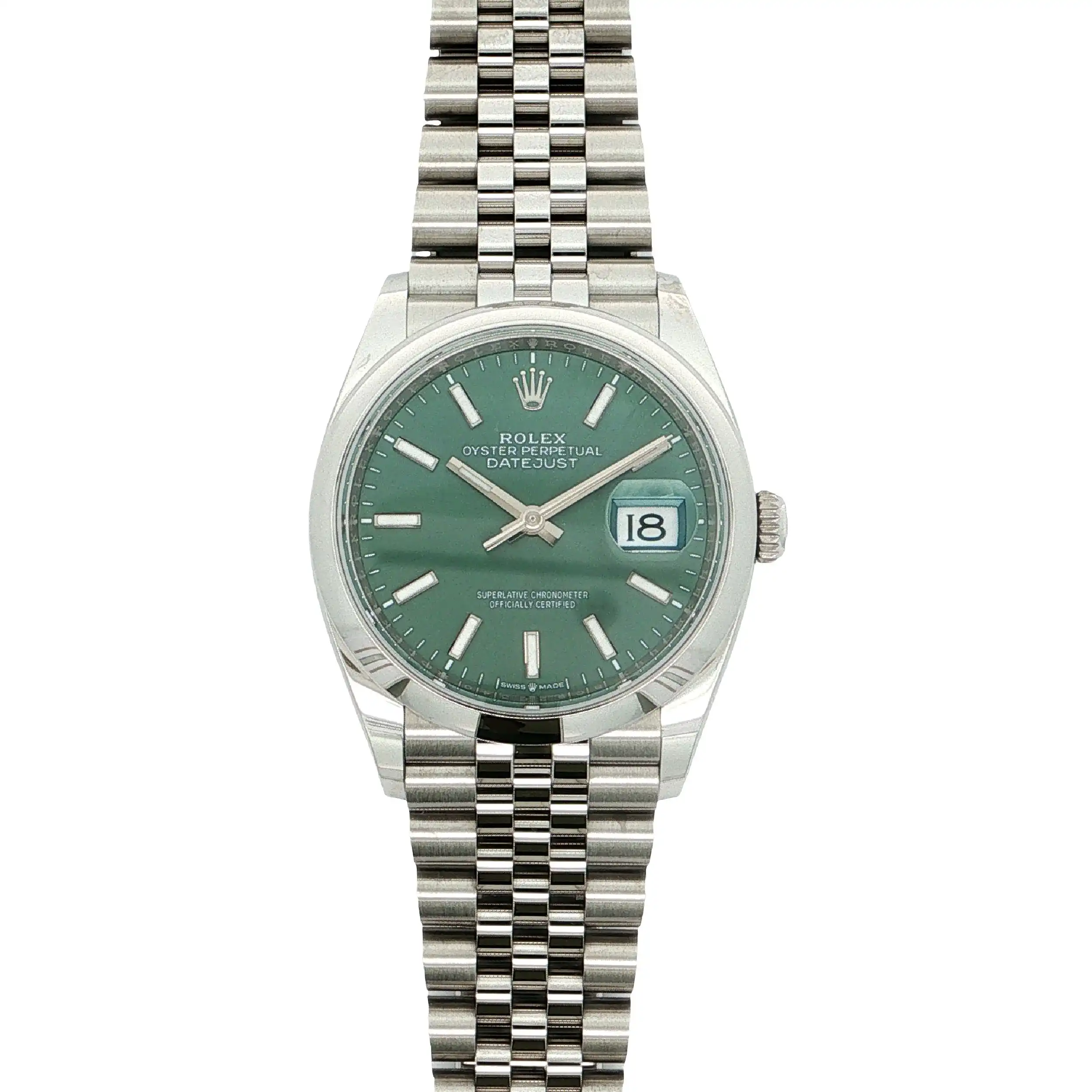 Herrenuhr Rolex Datejust 36 Mint Full Set aus 2024 Herrenuhr Rolex Datejust 36 Mint Full Set aus 2024
