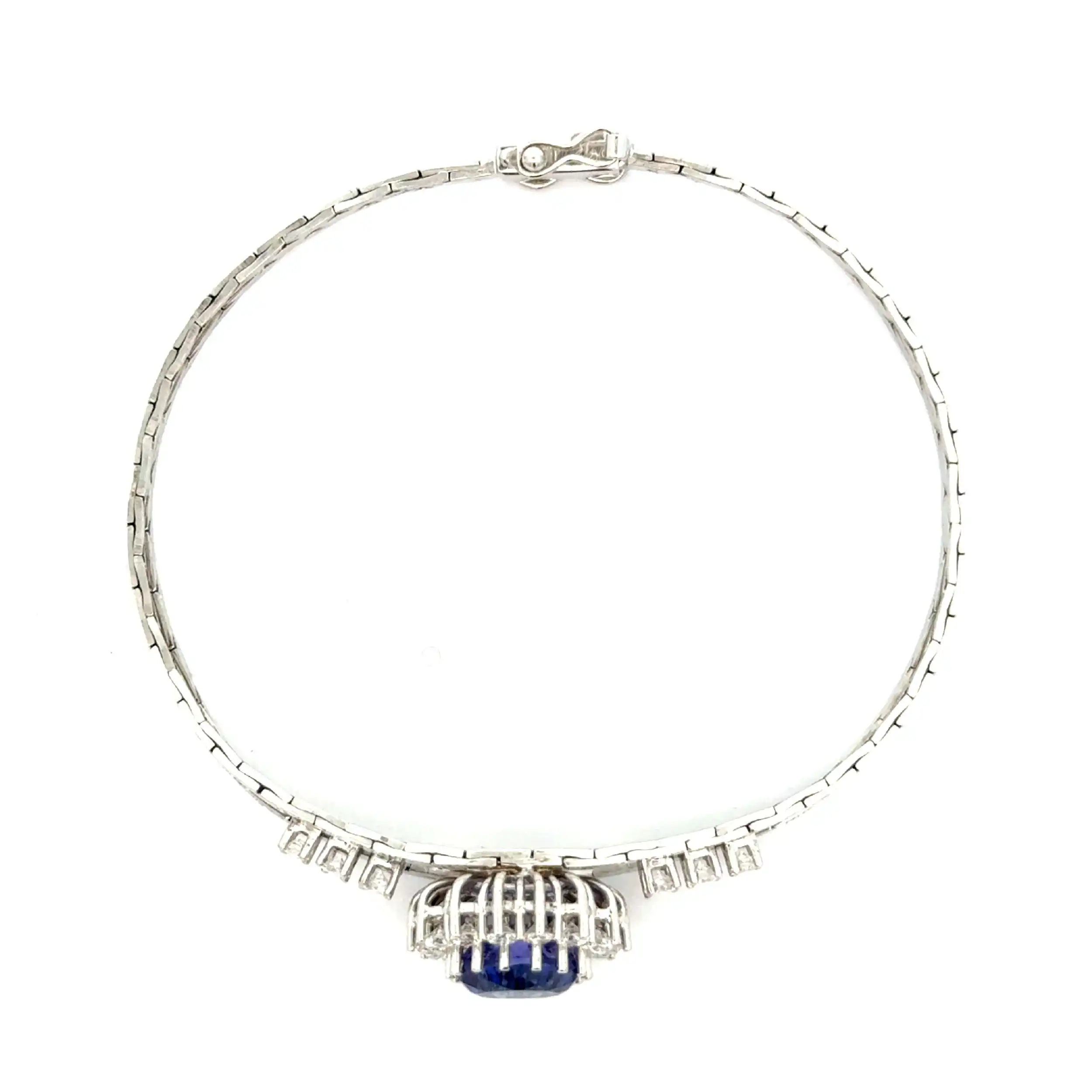 Armband Weißgold mit Tansanit & Brillanten