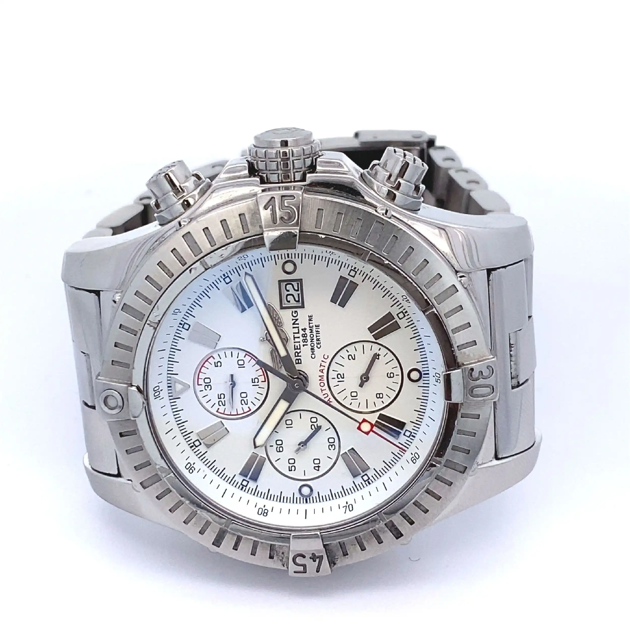 Herrenuhr Breitling Super Avenger A13370 mit Box Herrenuhr Breitling Super Avenger A13370 mit Box