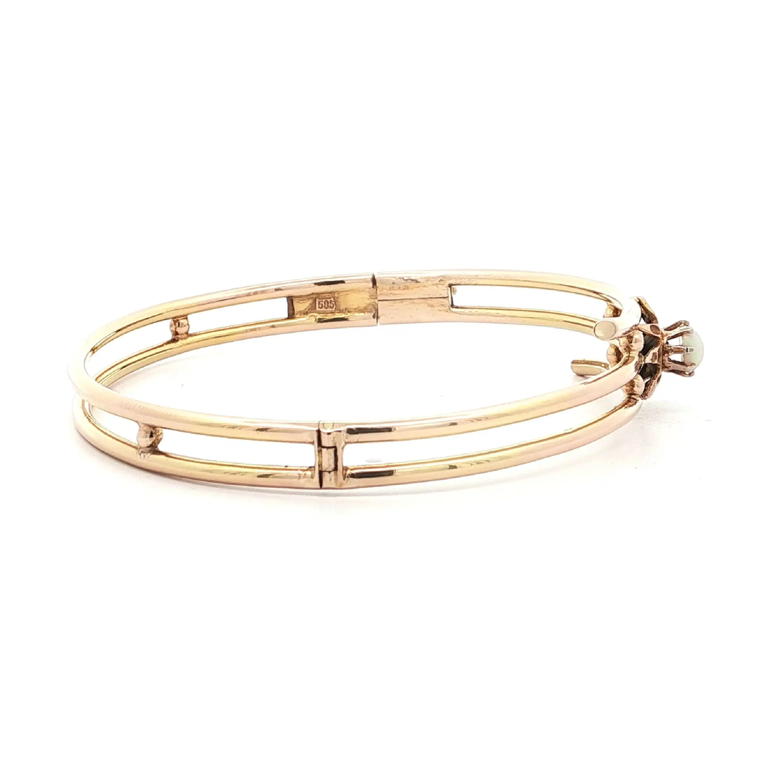 Armreif Gelbgold mit Opal Armreif Gelbgold mit Opal