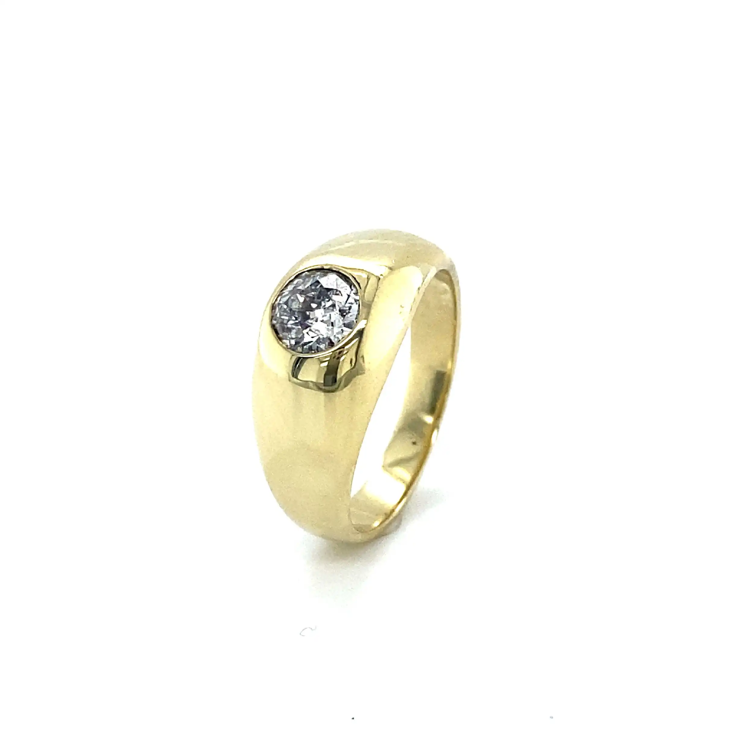 Herrenring mit Altschliffdiamant Herrenring mit Altschliffdiamant