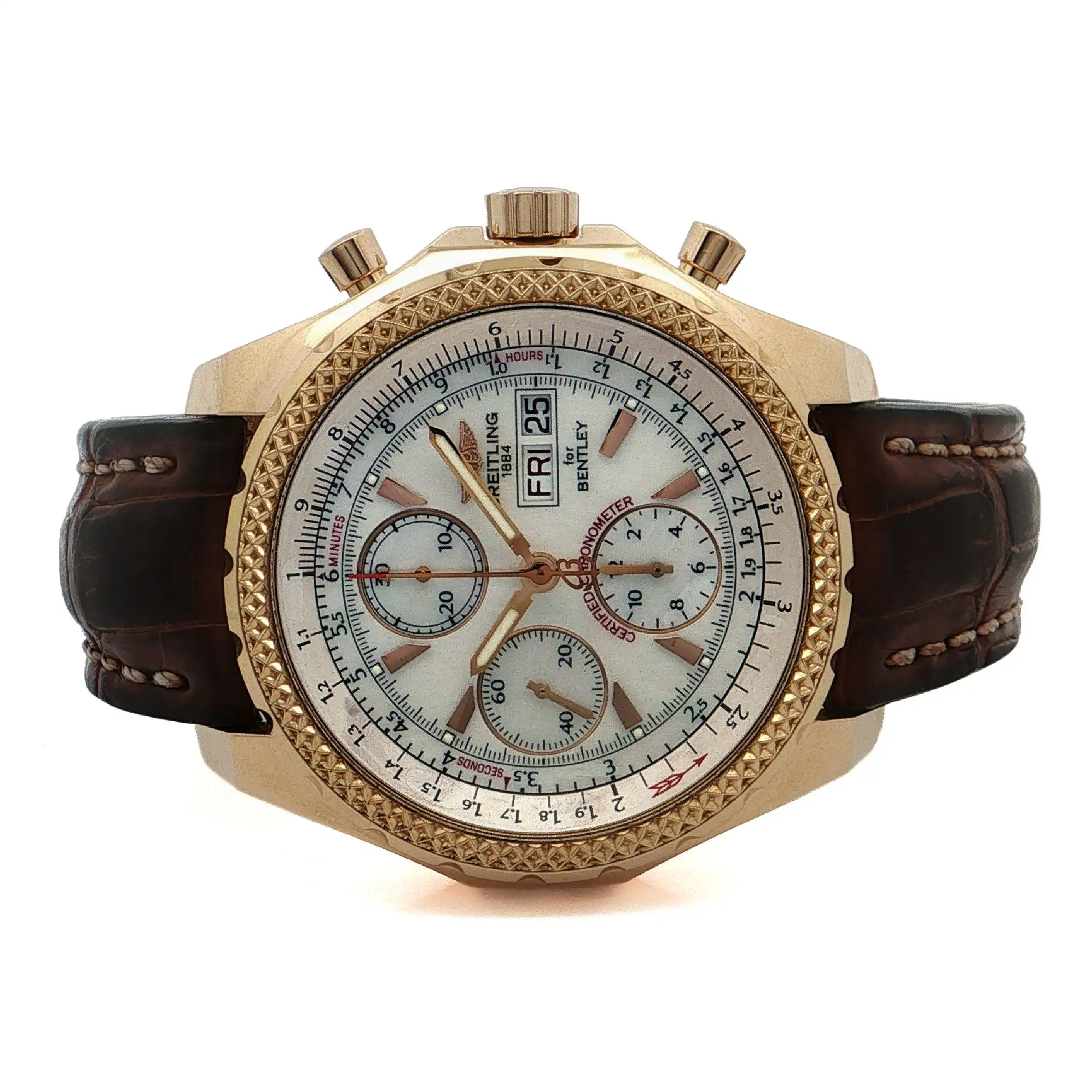 Herrenuhr Breitling for Bentley Ref. H13363 Gelbgold limitiert auf 500 Stk - Nr. 89 mit Papieren