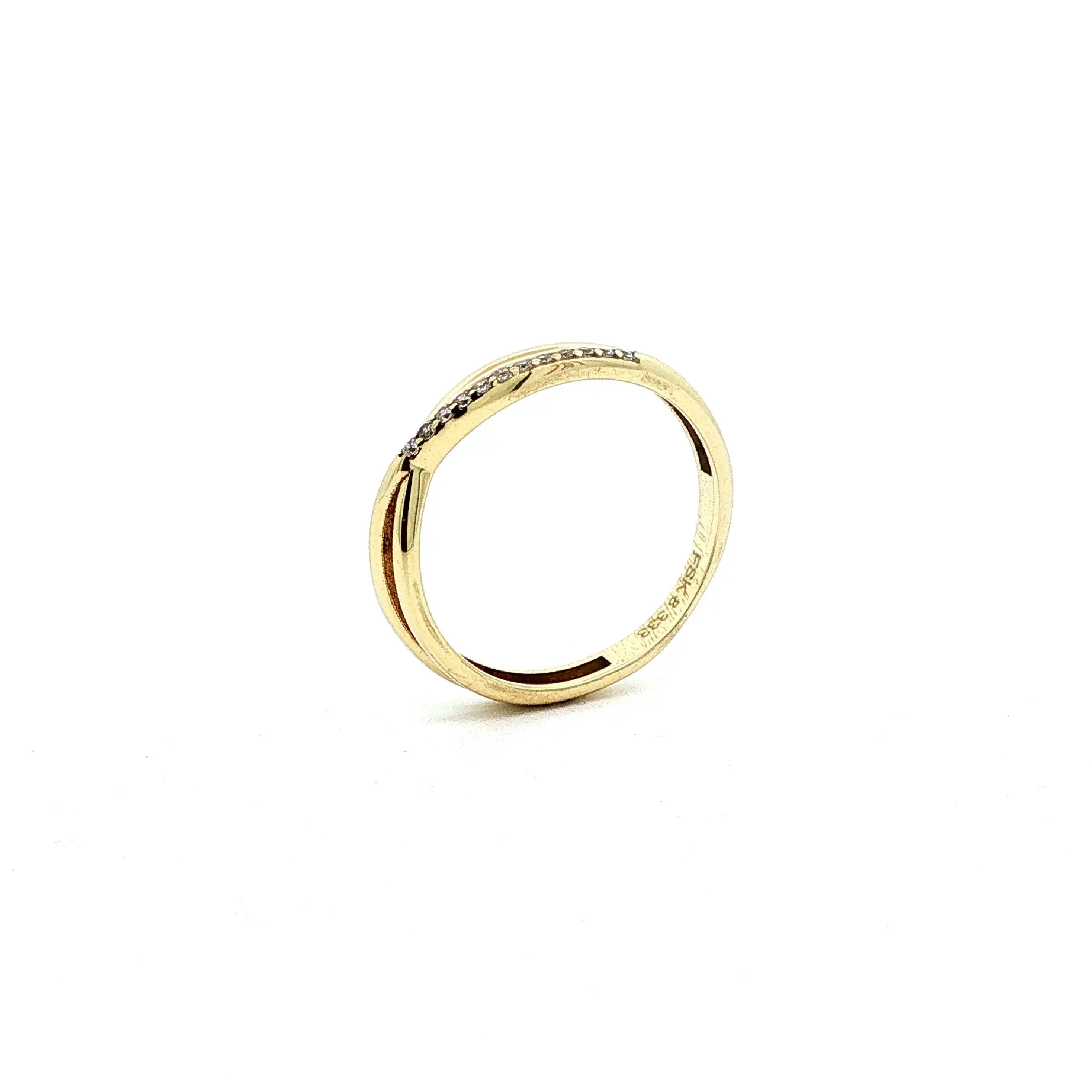 Ring Gelbgold mit Zirkonia Ring Gelbgold mit Zirkonia
