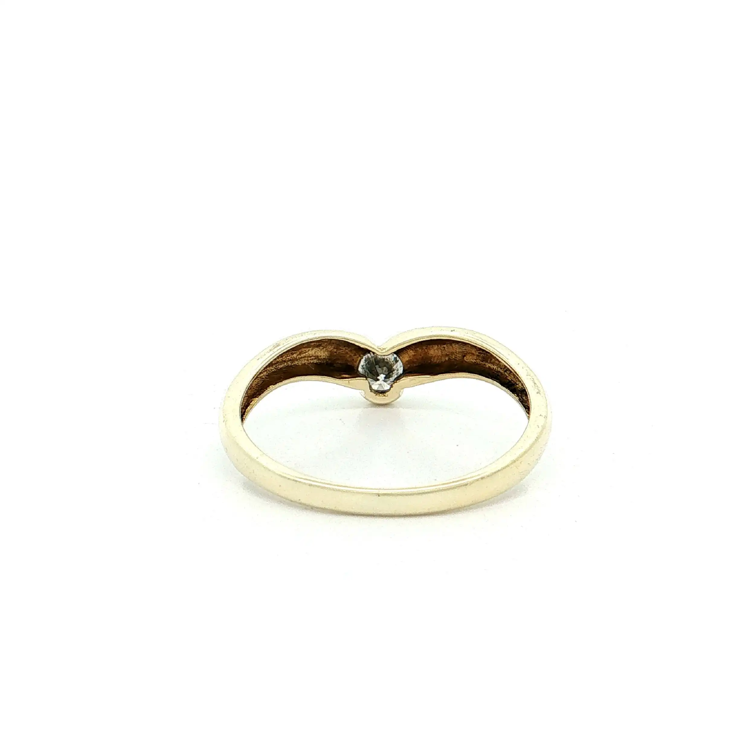 Solitärring Gelbgold mit Brillant