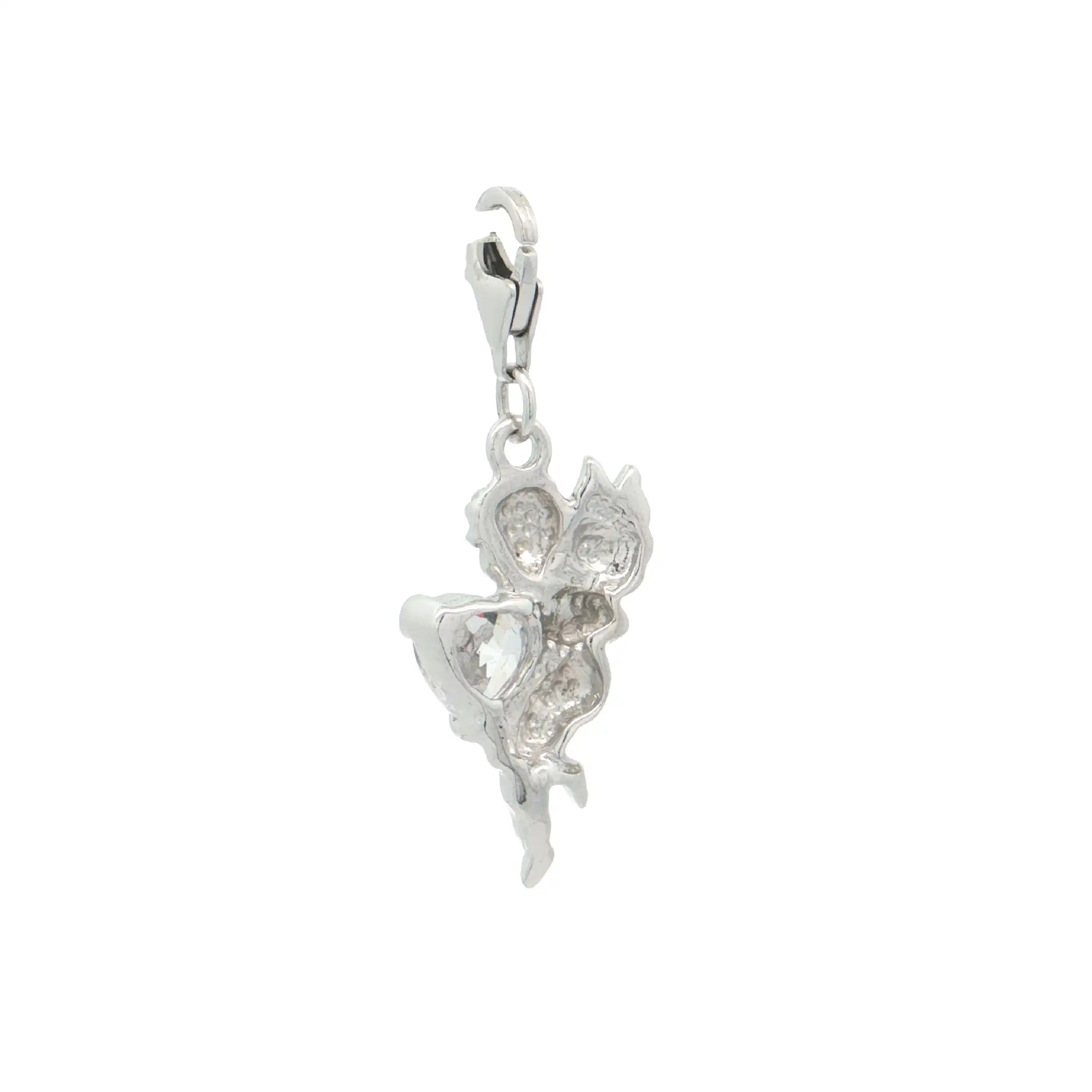 Anhänger/Charm Silber "Engelchen" mit Zirkonia