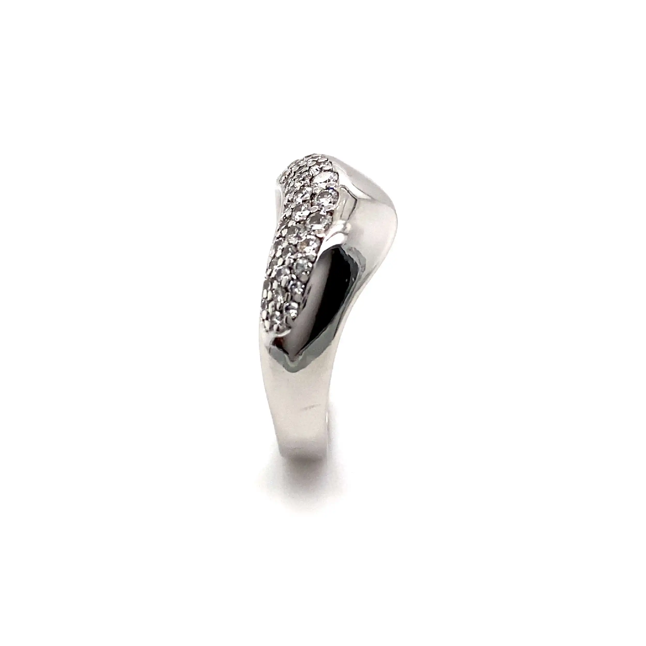 Ring Weißgold mit Brillanten Ring Weißgold mit Brillanten