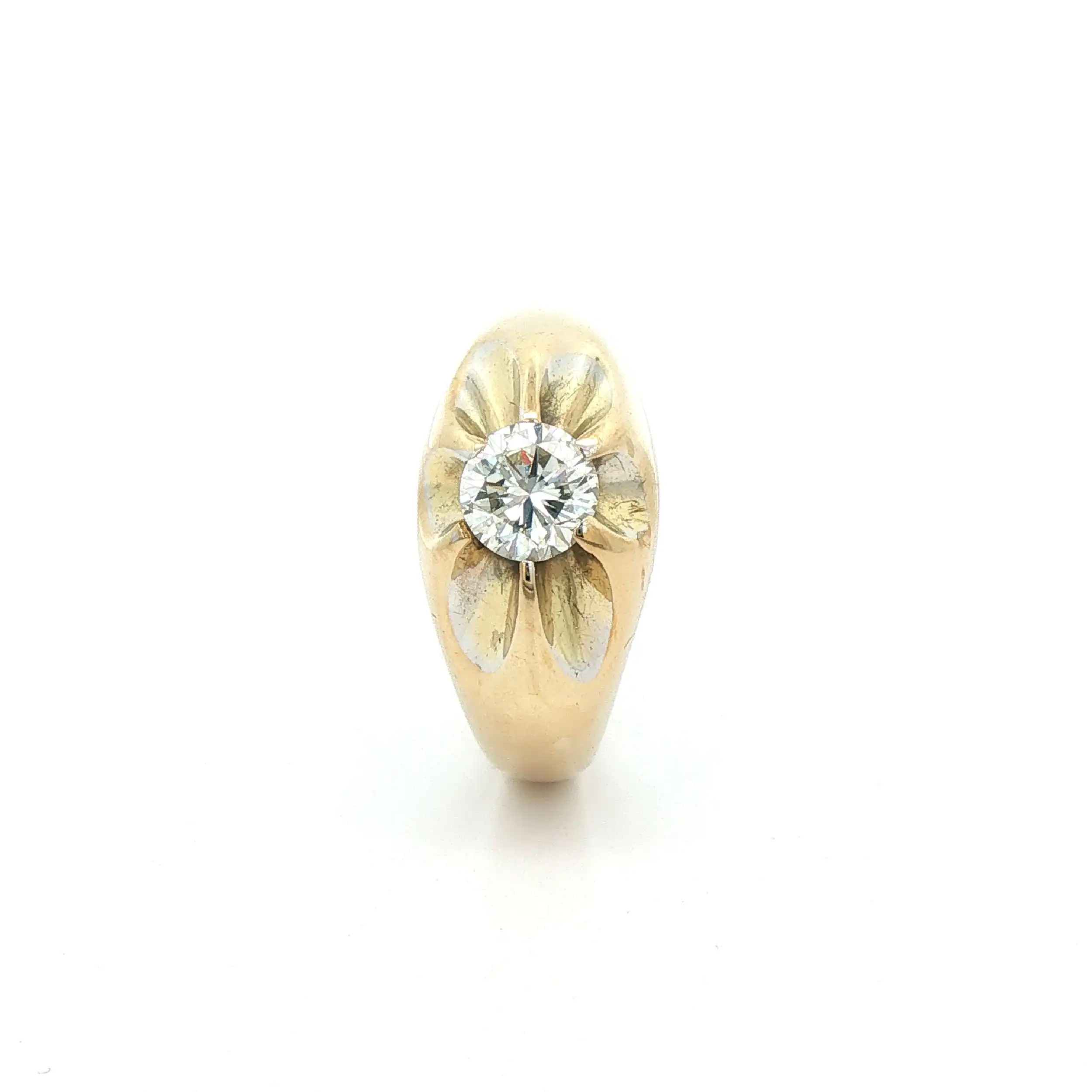 Solitärring Gelbgold mit Brillant