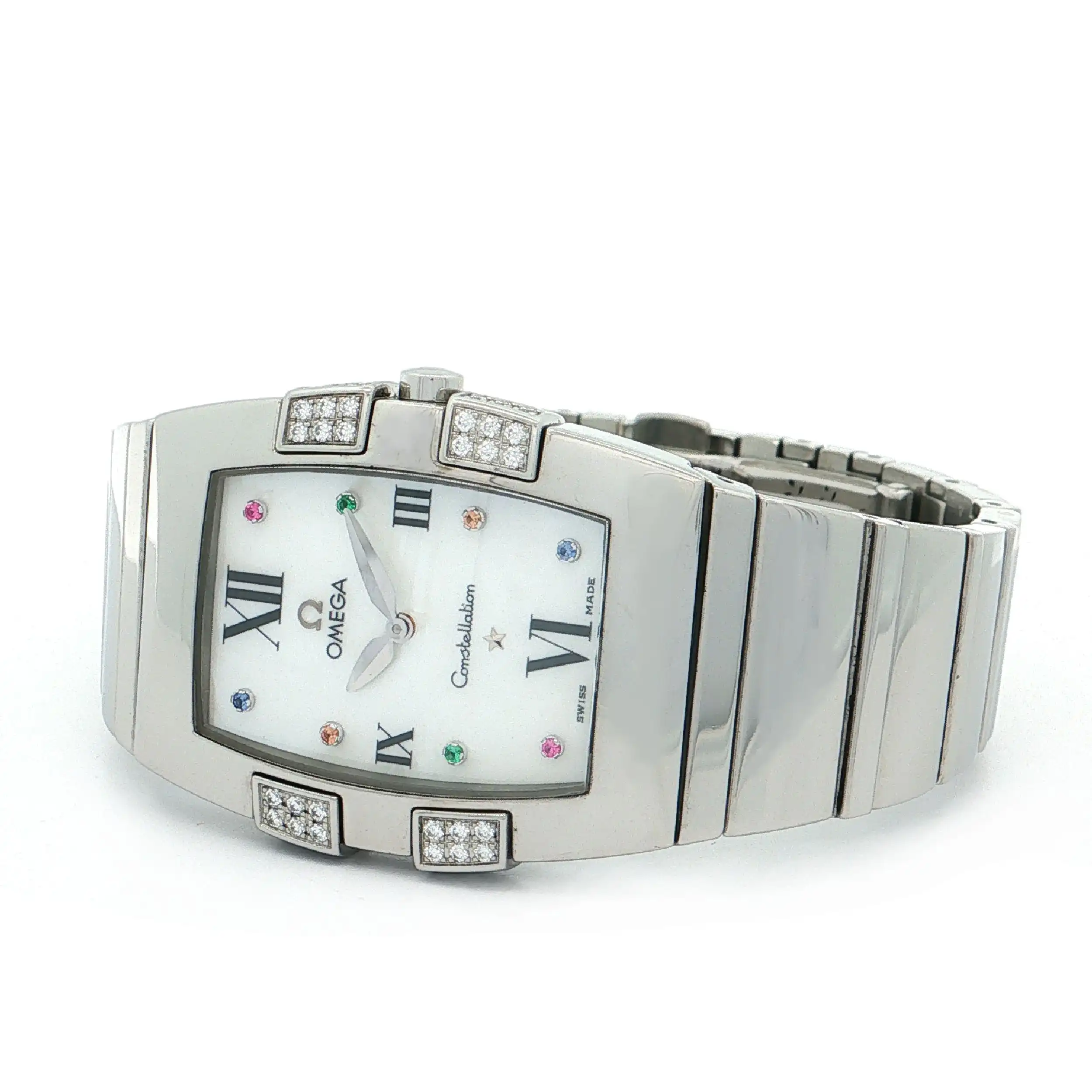Damenuhr Omega Constellation 1586.79.00 mit Box und Papiere