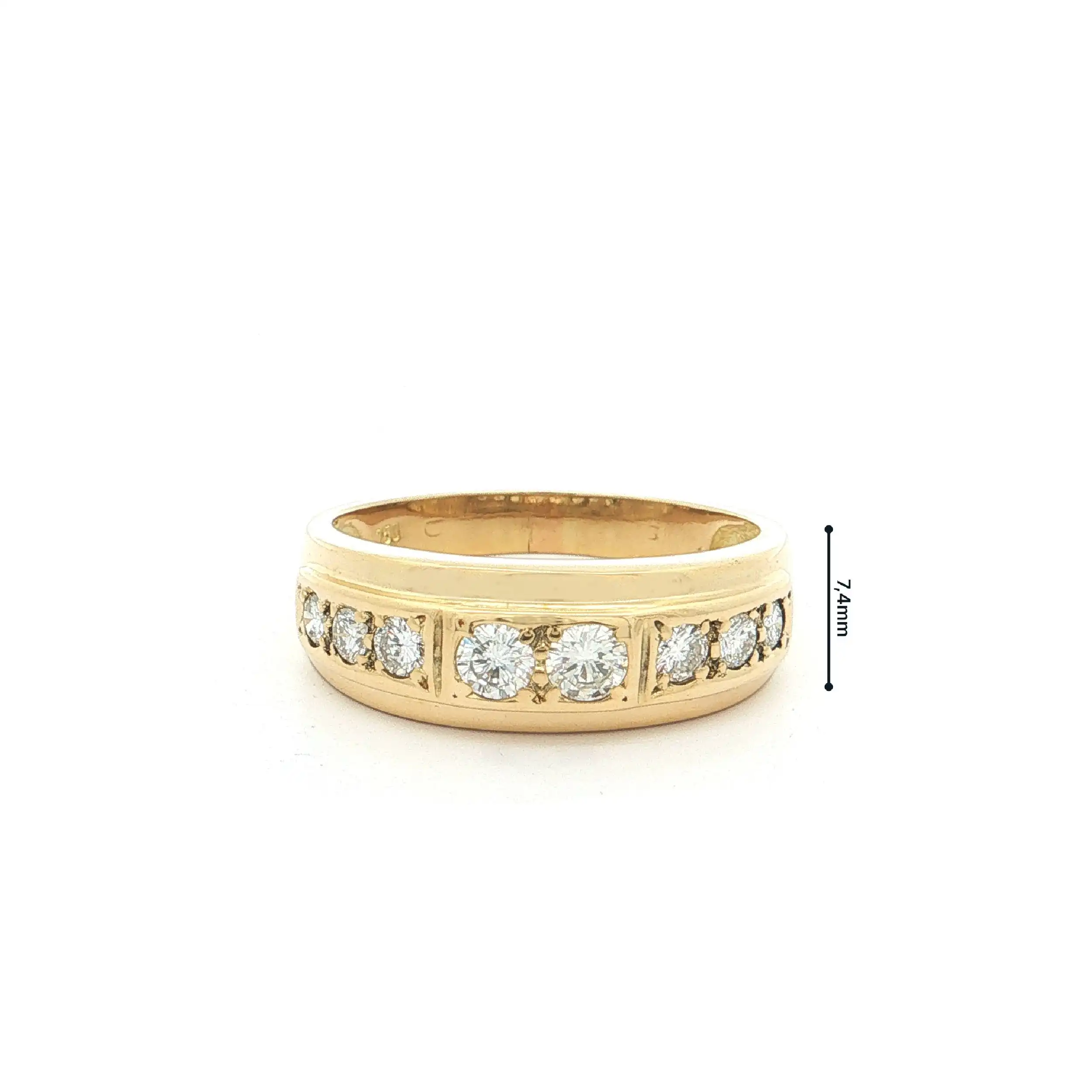 Ring Gelbgold mit Brillanten