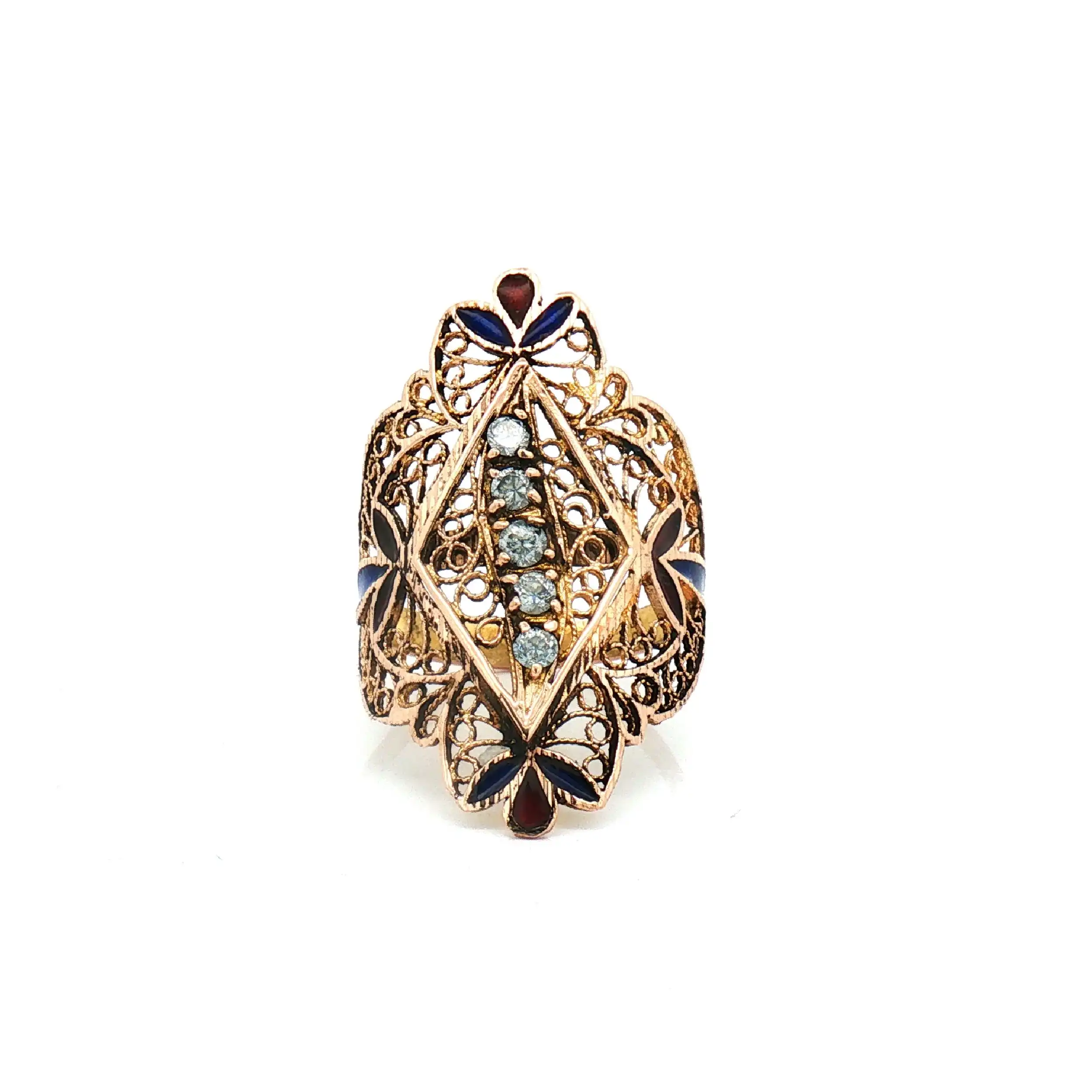 Ring Gelbgold mit Zirkonia Ring Gelbgold mit Zirkonia